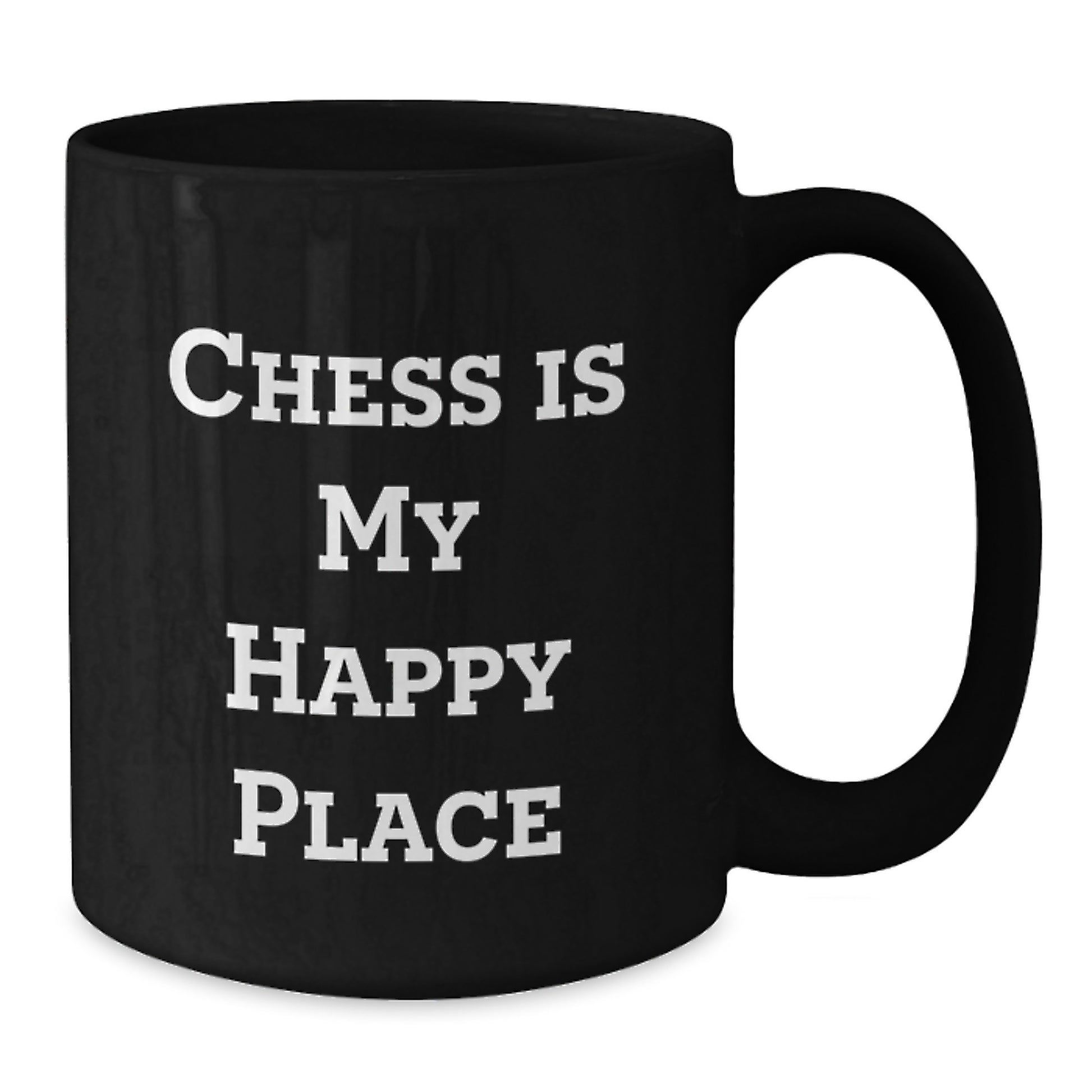 Birthday Gift Chess Mug for Her – Black Ceramic Present - Additional