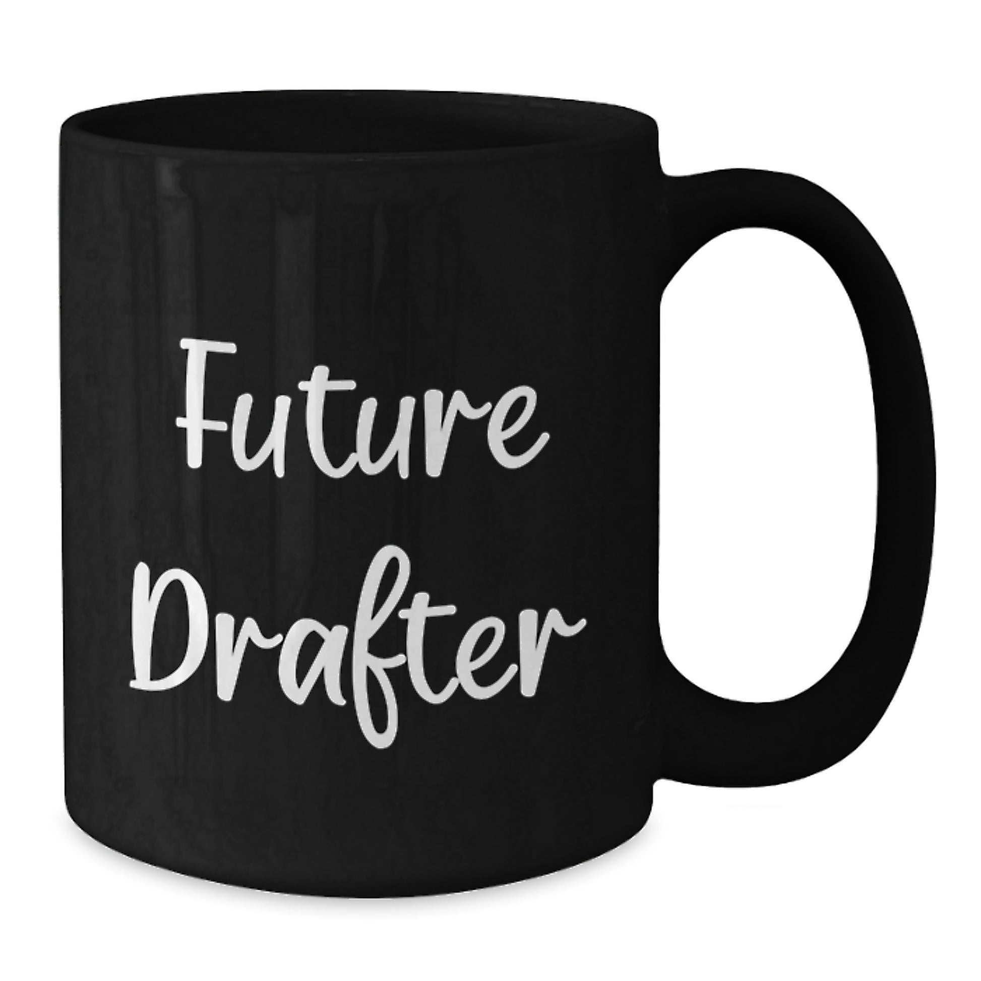 Funny Future Drafter Black Coffee Mug Gifts for Drafter Friends Birthday Unique Gifts from Men - Additional