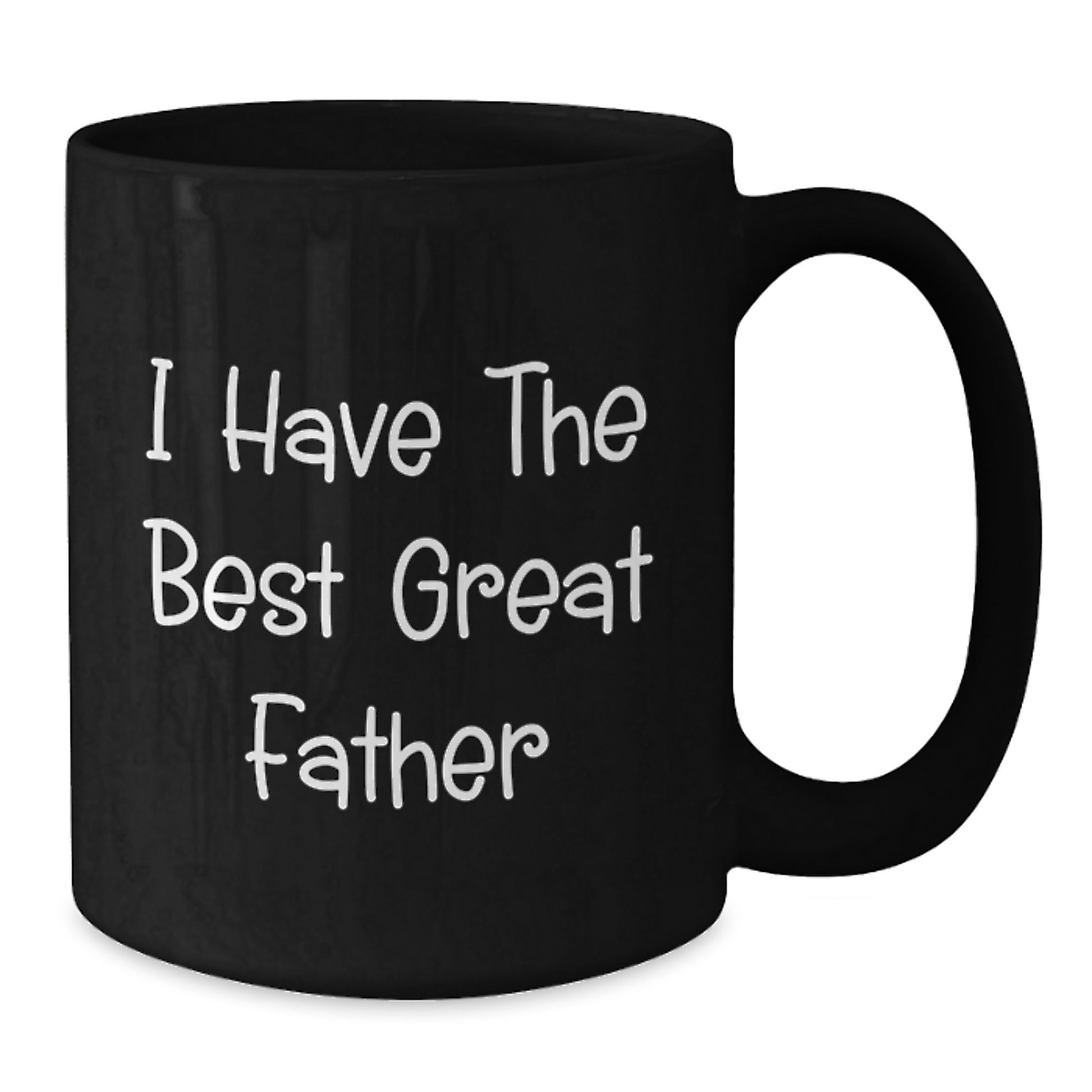 Funny Father Quotes Black Coffee Mug, Gifts from Family, Inspirational for Dad on Mother's Day, Great Coffee Mug for Him - Additional