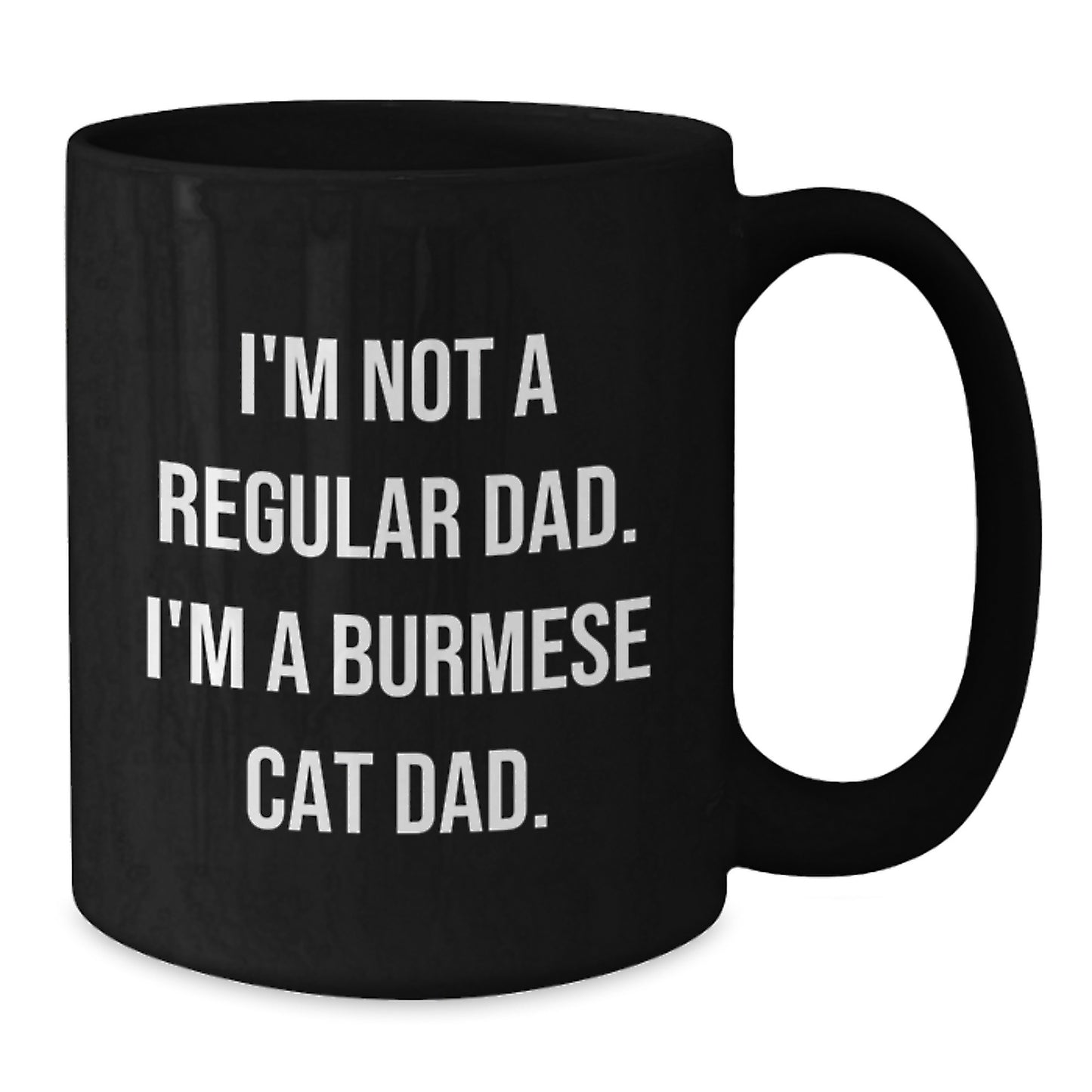 Unique Gifts from Friends for Burmese Cat Lovers, Funny Black Coffee Mug for Graduation - Additional