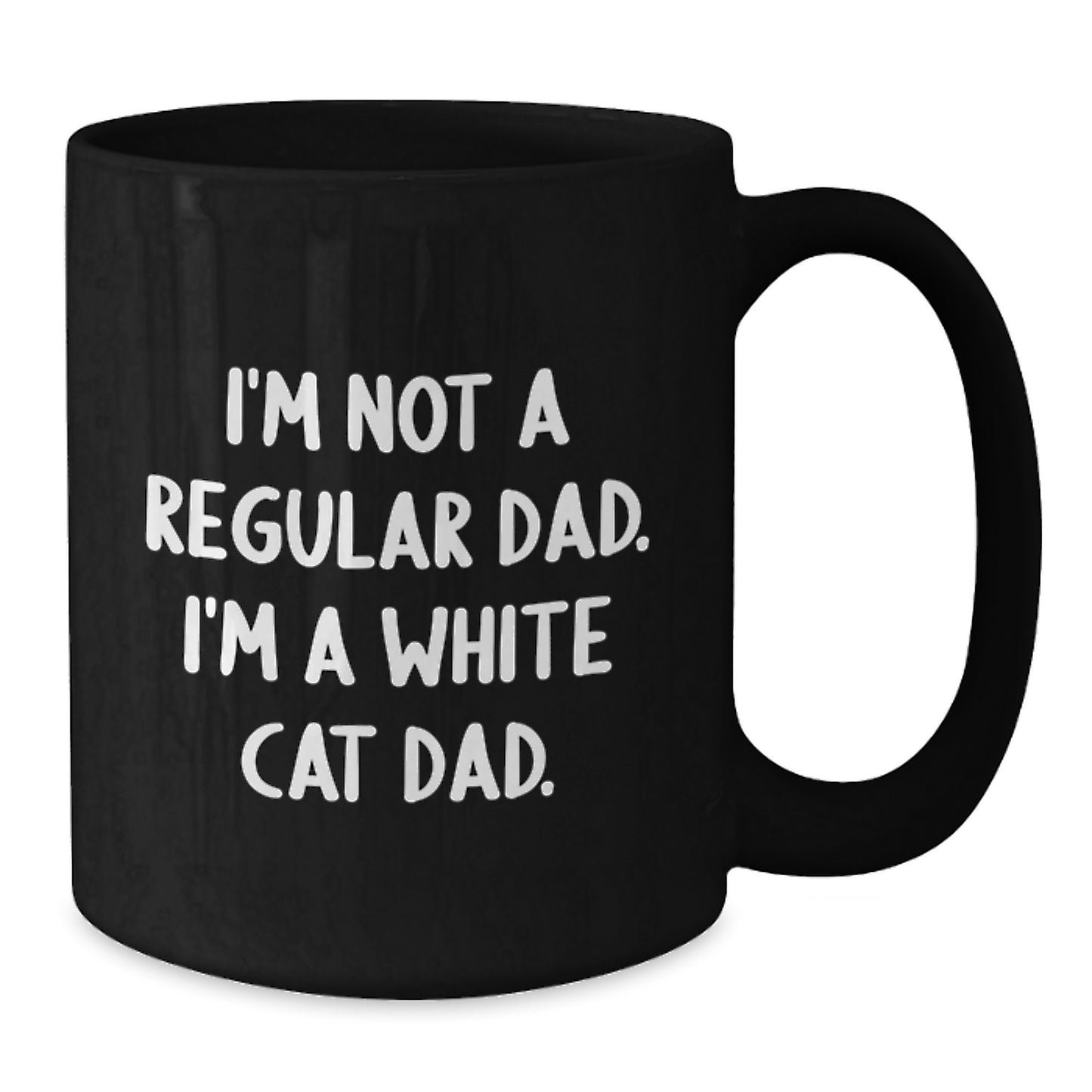 Funny White Cat Gifts for White Cat Dads, Unique Christmas Memorable Presents from Men to Family - Additional