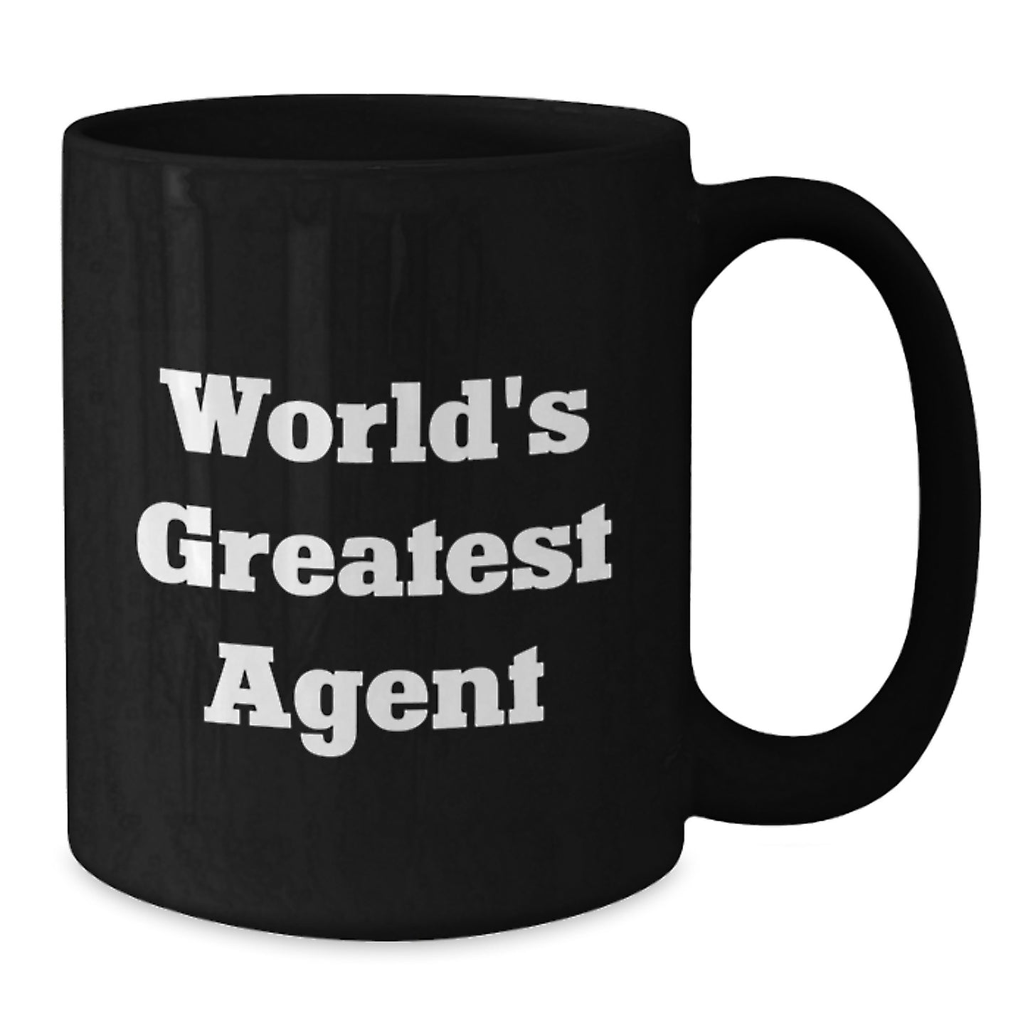 Funny Agent Gifts from Men, World's Greatest Agent Black Coffee Mug for Agent, Perfect Valentine's Unique Agent Gifts - Additional