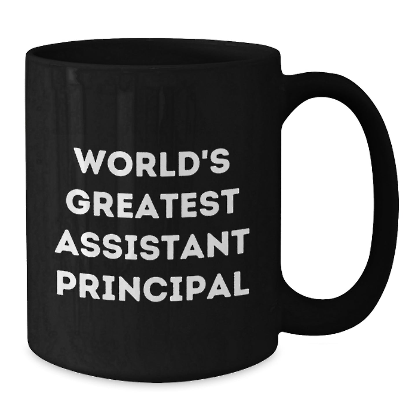 Funny World's Greatest Assistant Principal Gifts for Men, Unique Black Coffee Mugs from Family, Perfect for Assistant Principal Appreciation Day - Additional
