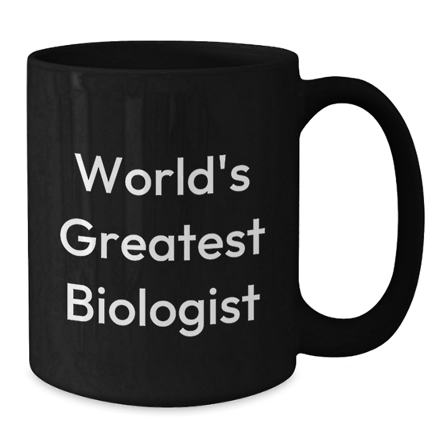 Biologist Keepsake Black Coffee Mug for Him Birthday Gift - Additional