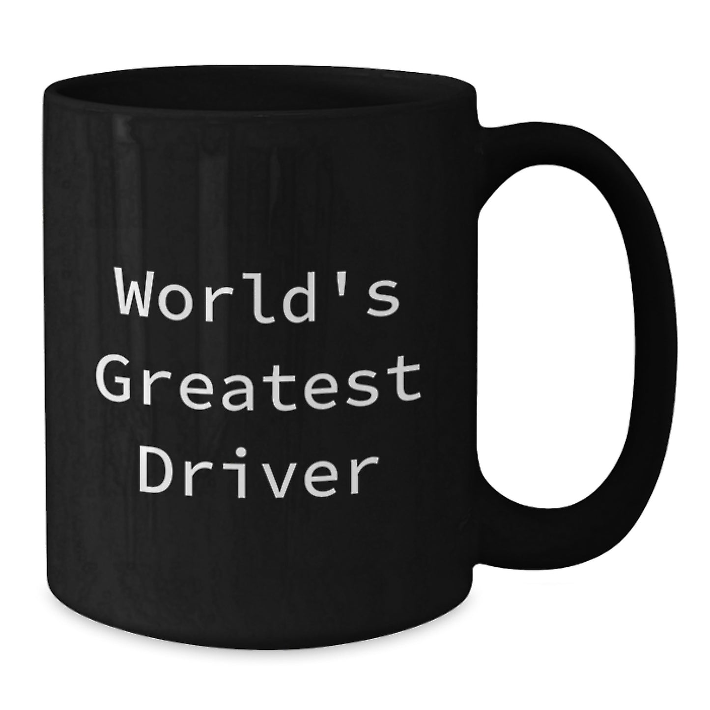 Funny Driver Gifts from Men to World's Greatest Driver, Unique Valentine's Unique Gifts for Driver Friends, Black Coffee Mug - Additional