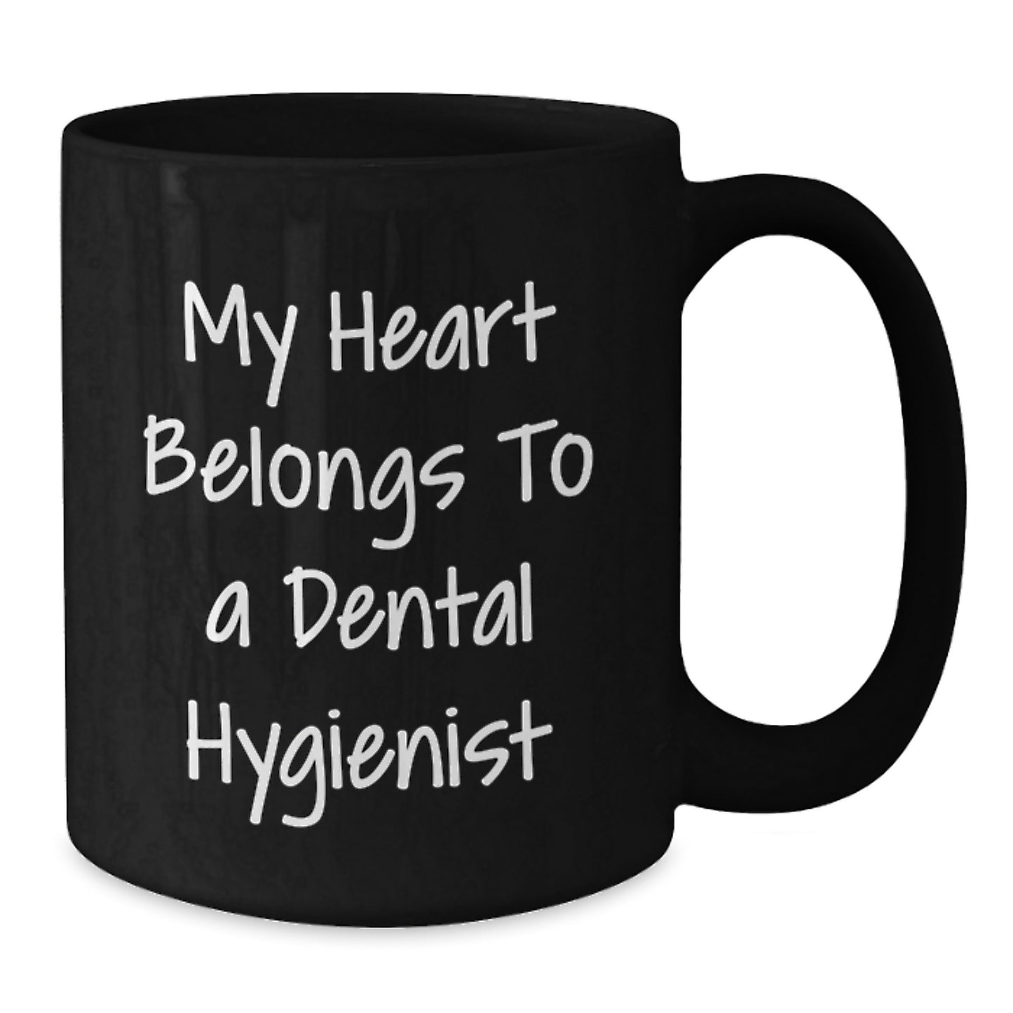 Funny Dental Hygienist Gifts from Men, Women or Friends, Inspirational Black Coffee Mug for Birthday Unique Presents - Additional