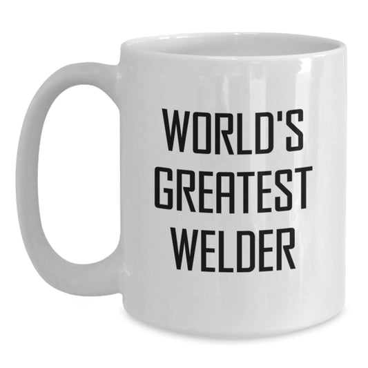 Christmas Gift for Her - World's Greatest Welder Present Mug - Main