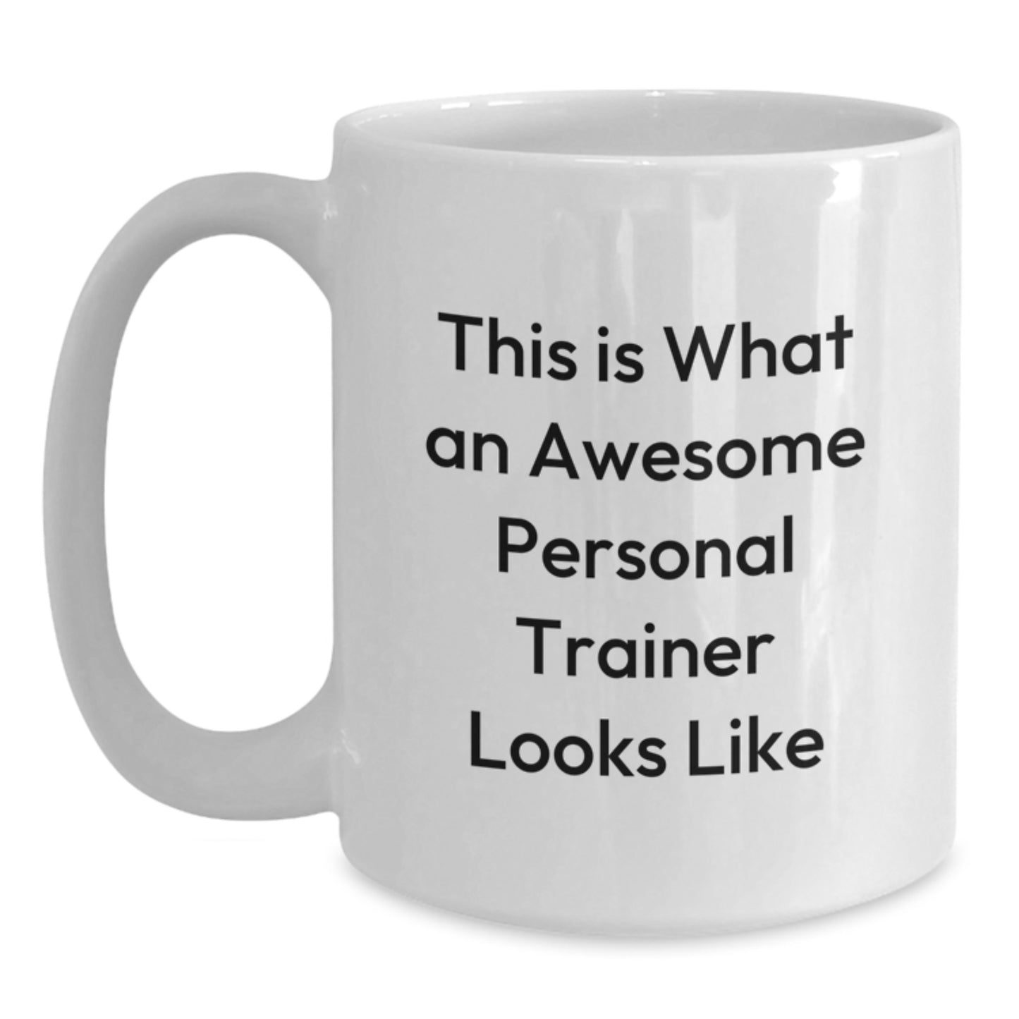 Funny Personal Trainer Gifts for Men, Unique White Coffee Mugs from Friends, Personal Trainer White Coffee Mug, Christmas Unique Gifts for Personal Trainers - Main