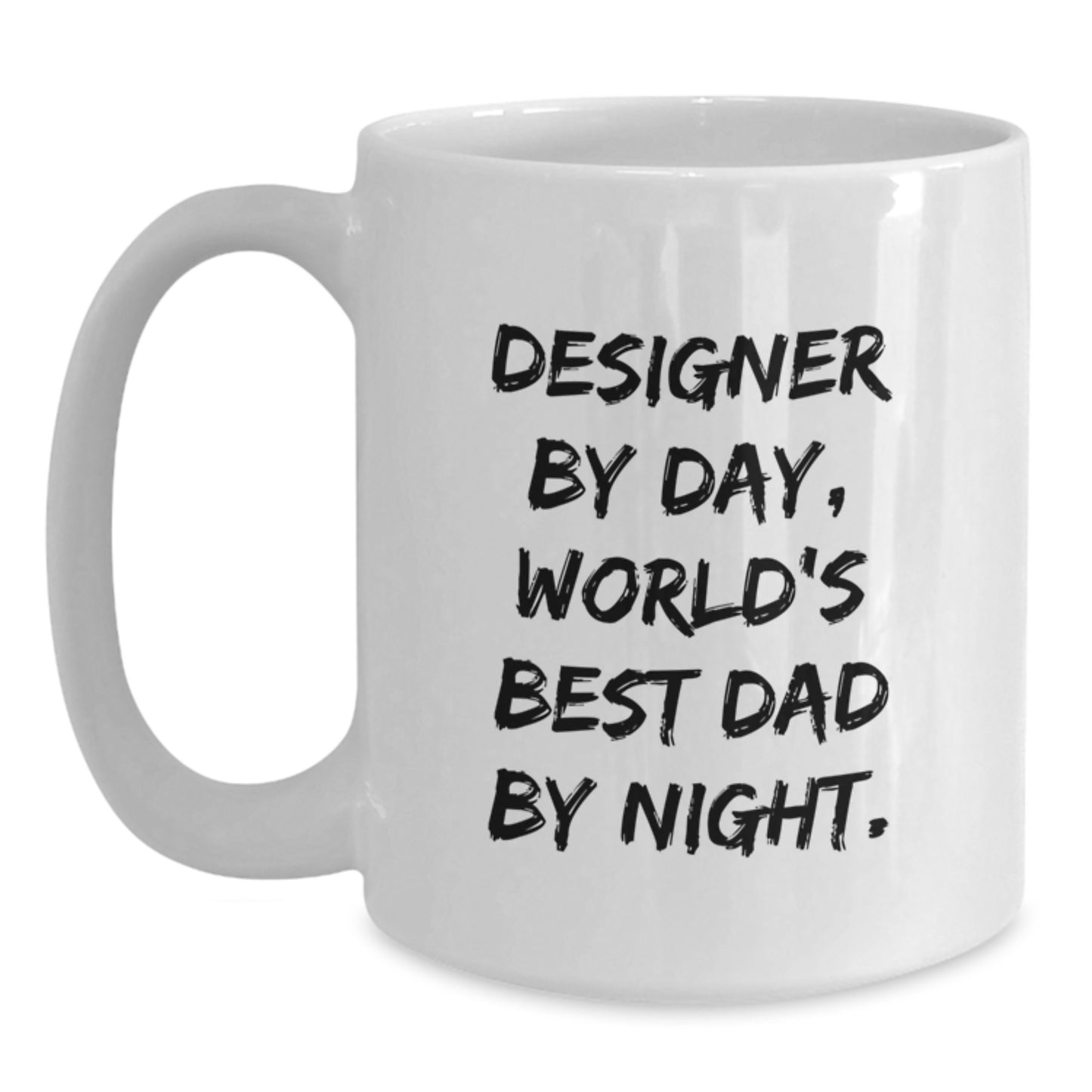 Funny Designer Gifts from Dad, White Coffee Mug for Him, Christmas Unique Mugs for Men - Main