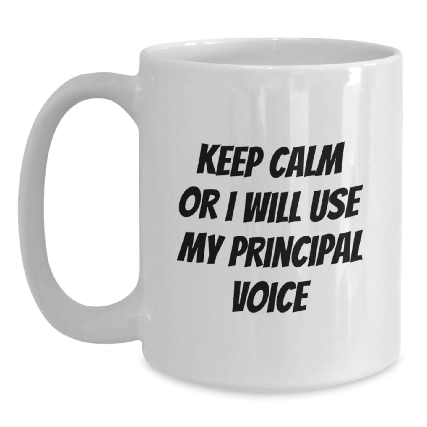 Funny Principal White Coffee Mugs Gifts for Principal from Family Funny Principal Voice - Main