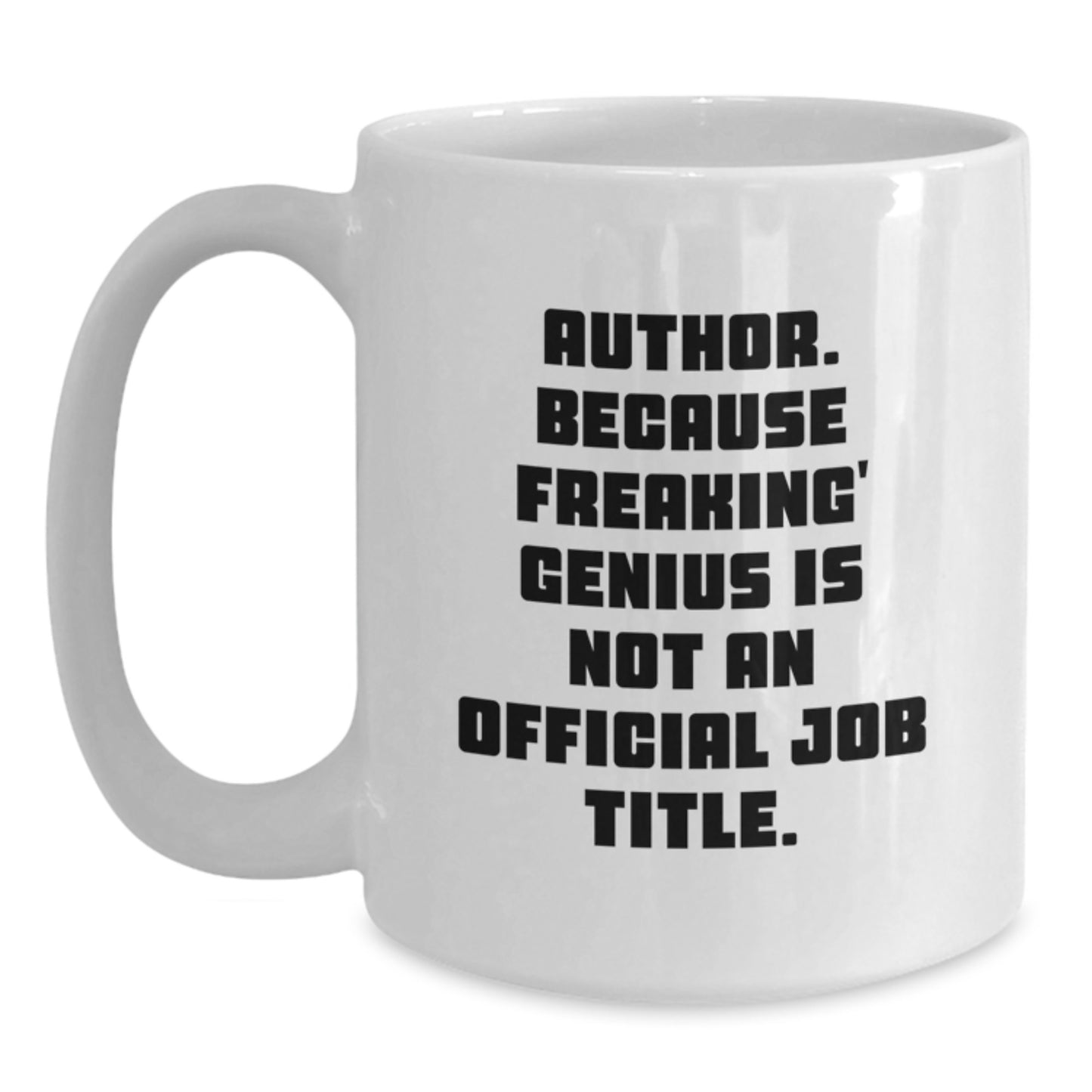 Funny Author White Coffee Mugs Gifts from Friends for Author Enthusiasts, Christmas Unique Gifts - Main