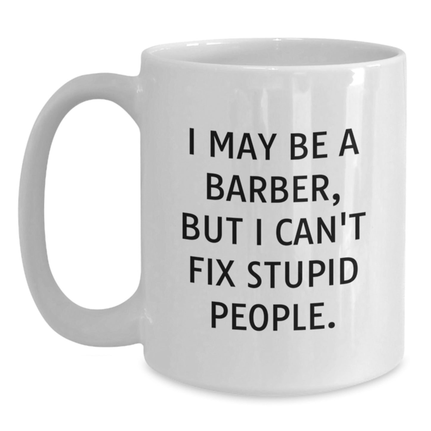 Barber Keepsake White Coffee Mug for Him Birthday Gift - Main
