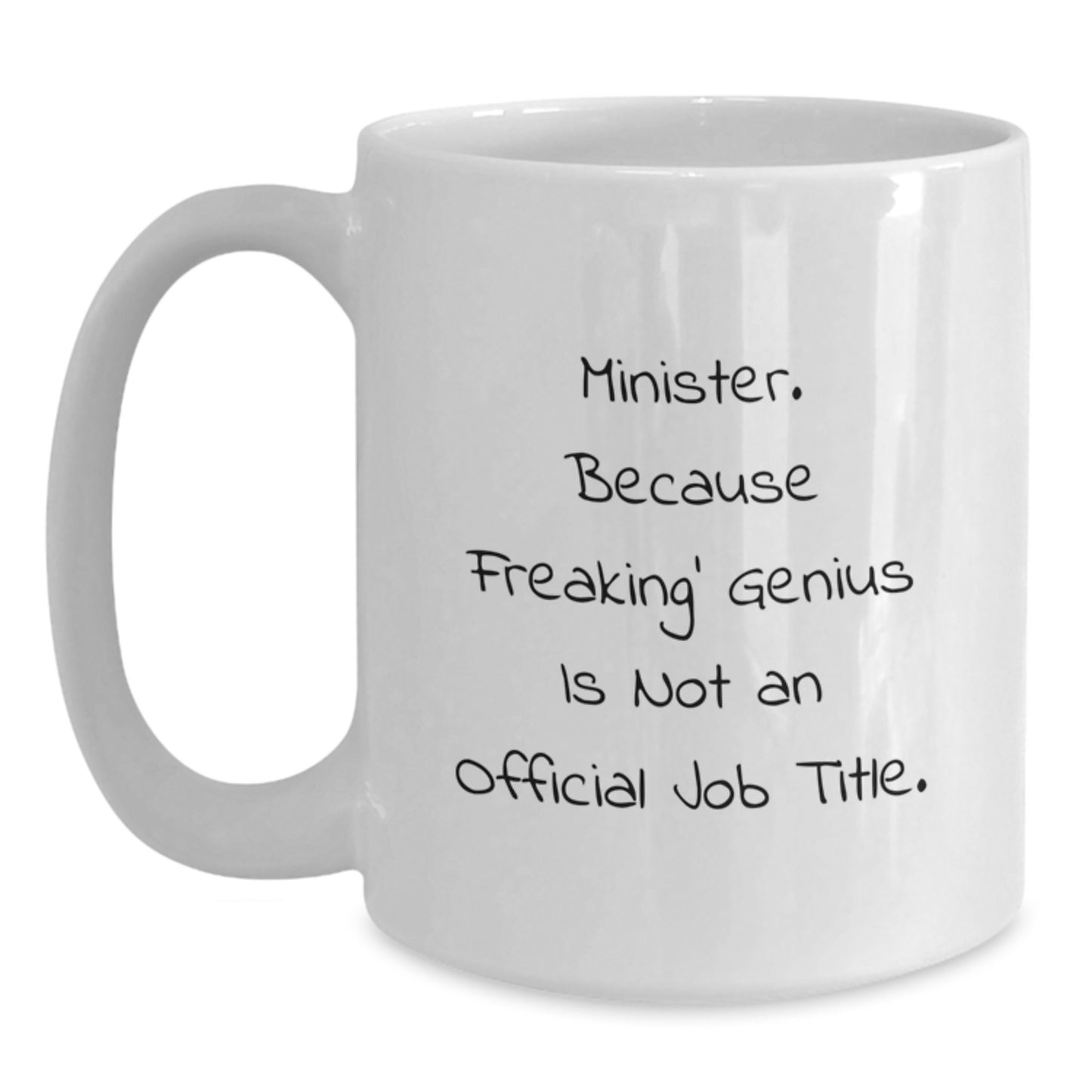 Minister Keepsake White Coffee Mug for Him Birthday Gift Ceramic 11oz - Main