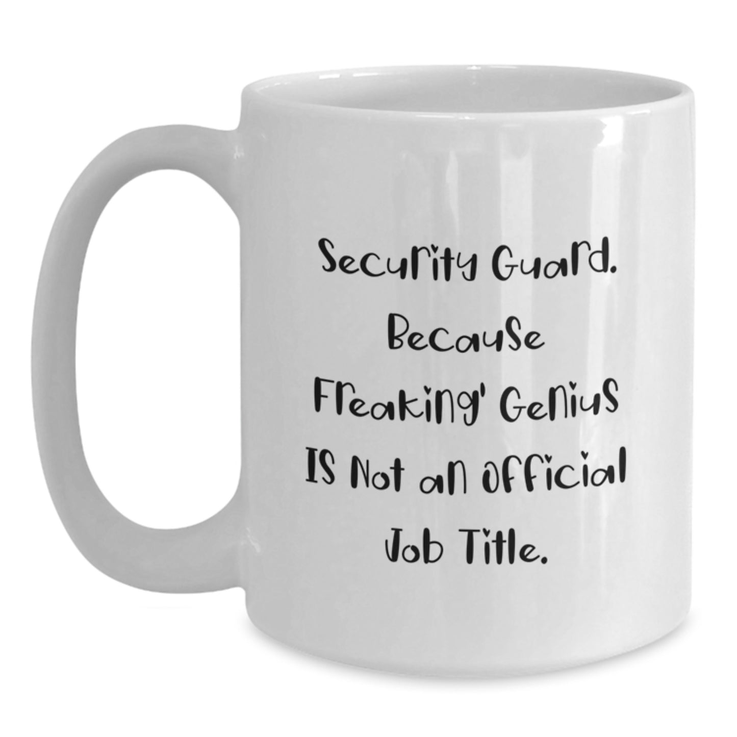 Funny Security Guard Gifts from Friends White Coffee Mug for Men Security Guard on Christmas Unique - Main