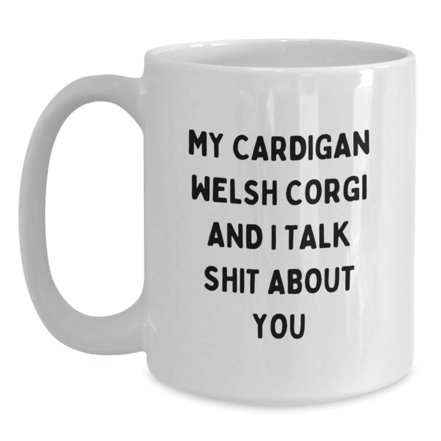 Cardigan Welsh Corgi White Coffee Mug Keepsake Birthday Gift for Him - Main