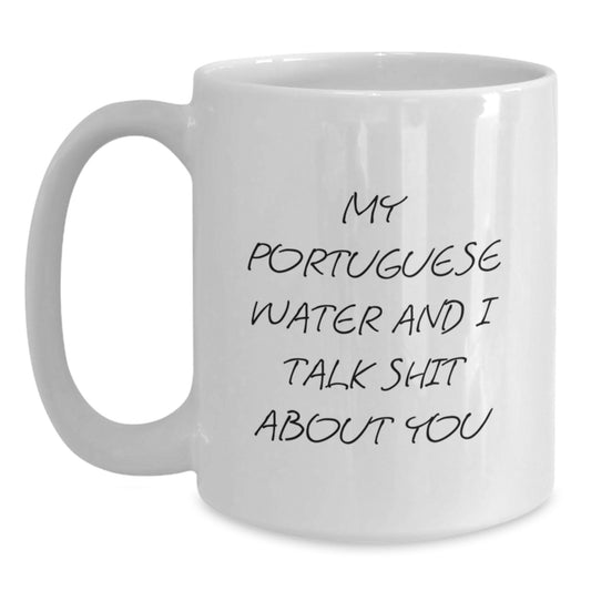 Portuguese Water Dog Keepsake Ceramic Mug for Him Birthday Gift - Main