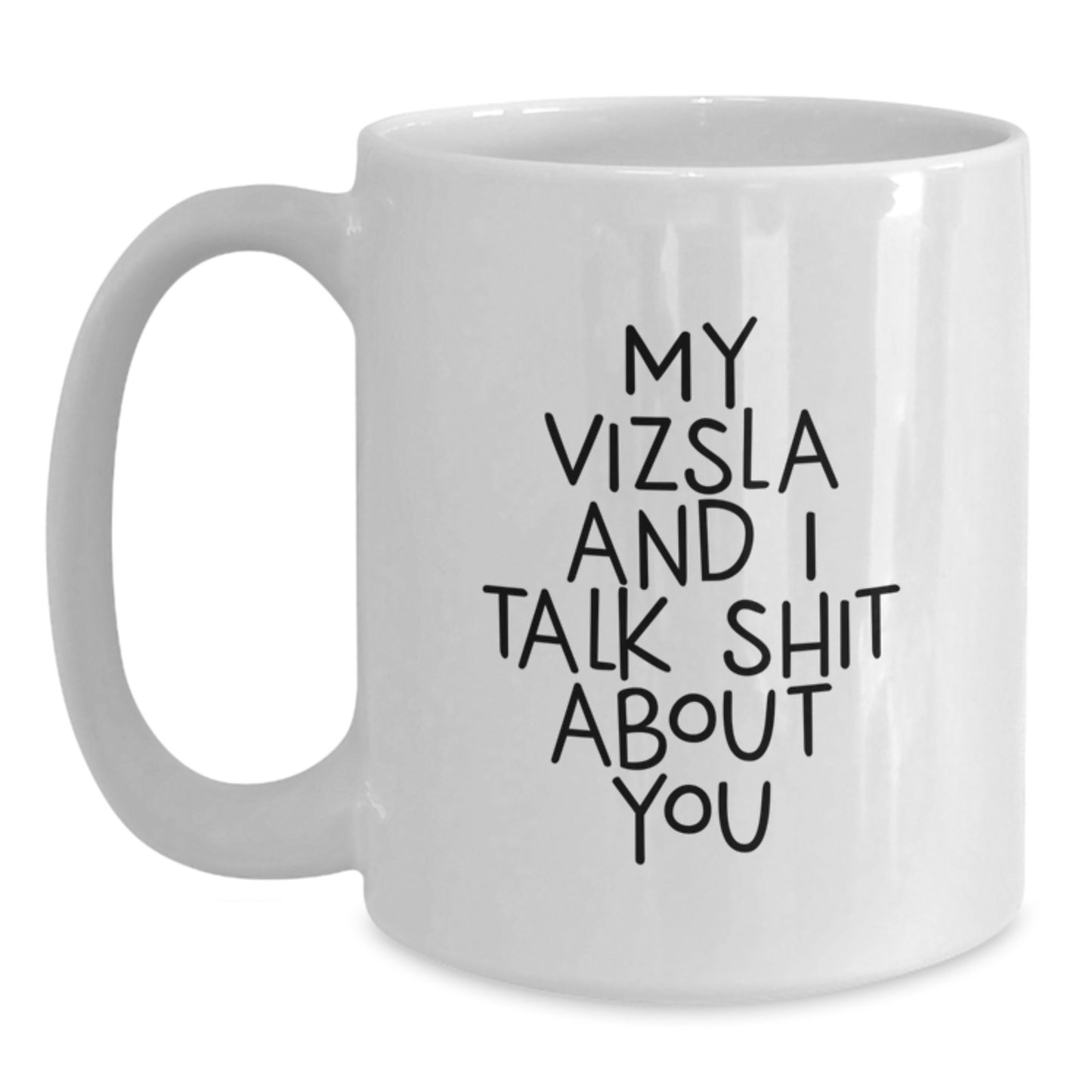 Vizsla Dog Keepsake White Ceramic Coffee Mug for Him Birthday Gift 11oz - Main