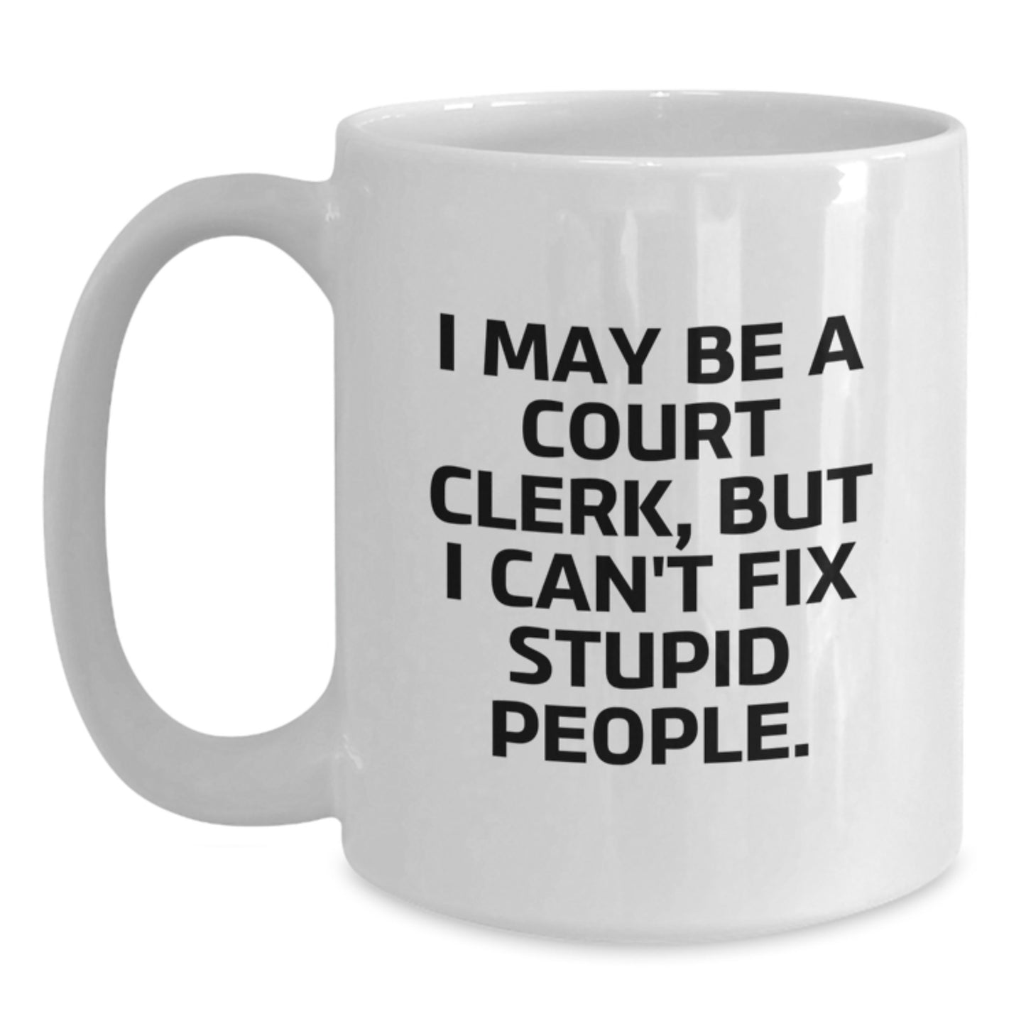 Court Clerk Premium White Coffee Mug Keepsake Birthday Gift for Him - Main