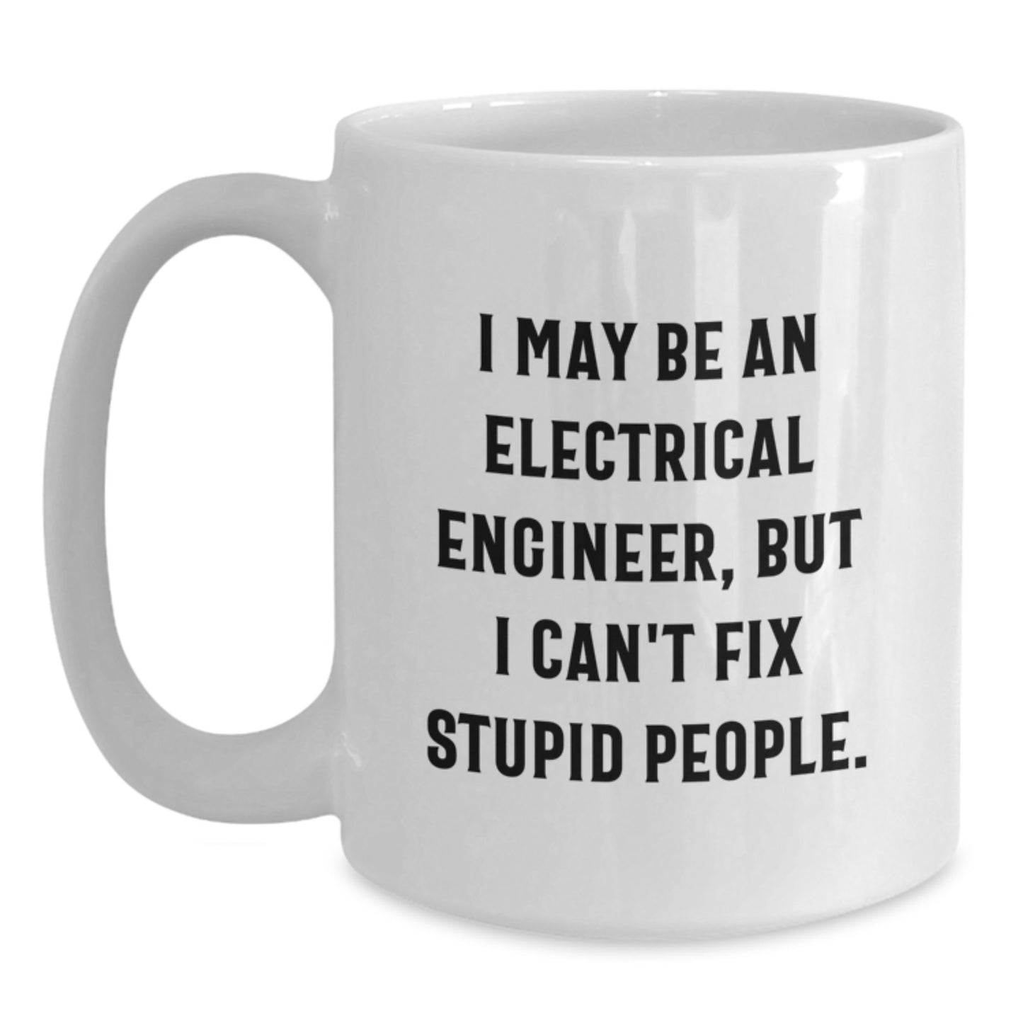 Electrical Engineer Keepsake White Coffee Mug Birthday Gift for Him - Main