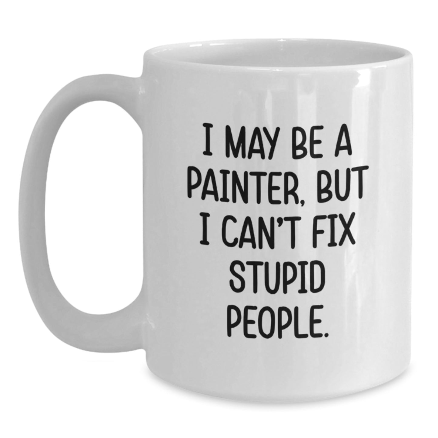 Painter Keepsake White Coffee Mug for Him Surprise Birthday Gift - Main