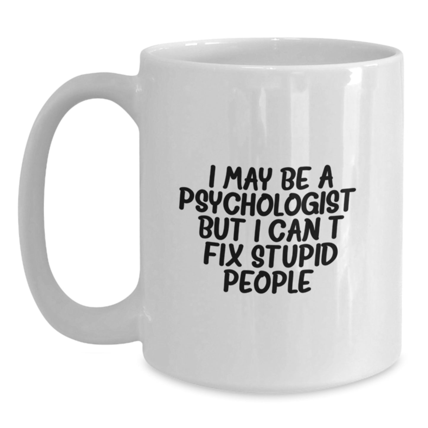 Birthday Gift for Her Psychologist White Coffee Mug Ceramic - Main
