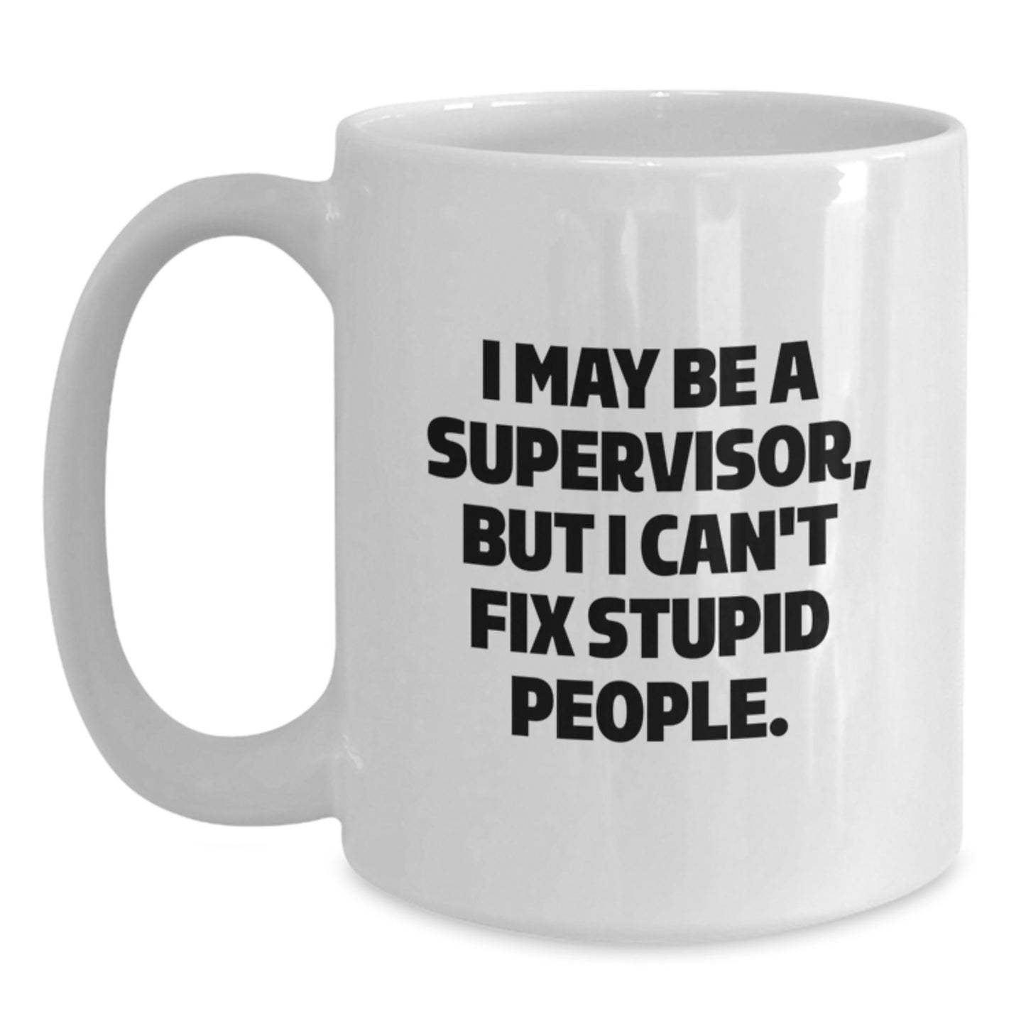 Supervisor Keepsake White Coffee Mug for Him Surprise Birthday Gift - Main