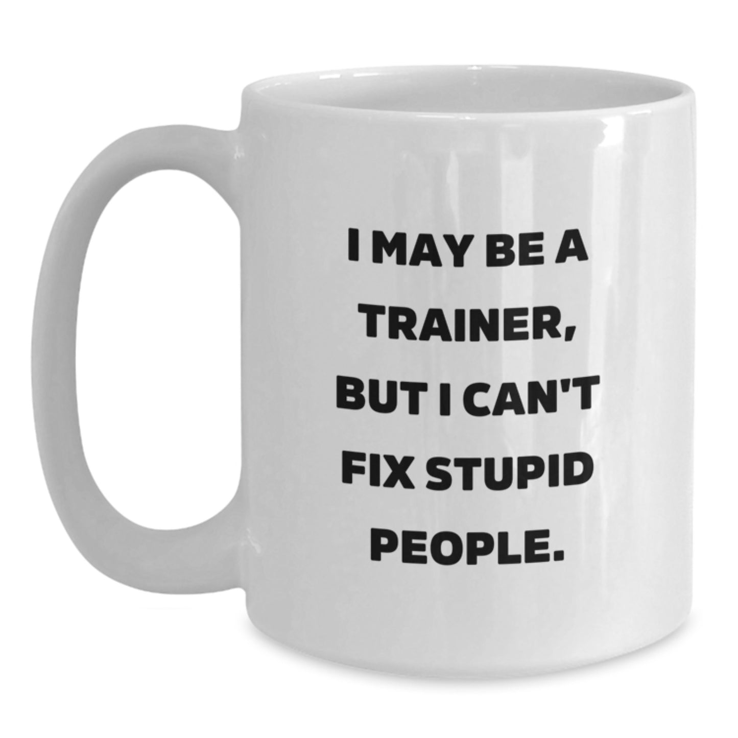 Trainer Keepsake Ceramic White Coffee Mug for Him Birthday Gift - Main