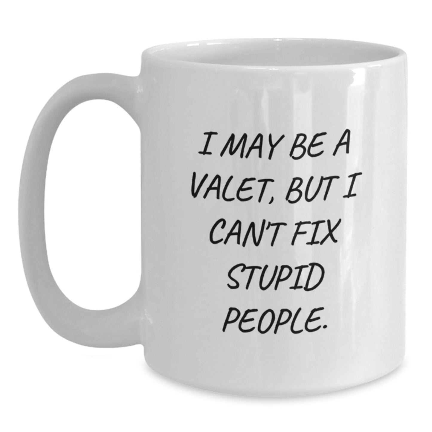 Valet White Coffee Mug Keepsake Birthday Gift for Him - Main