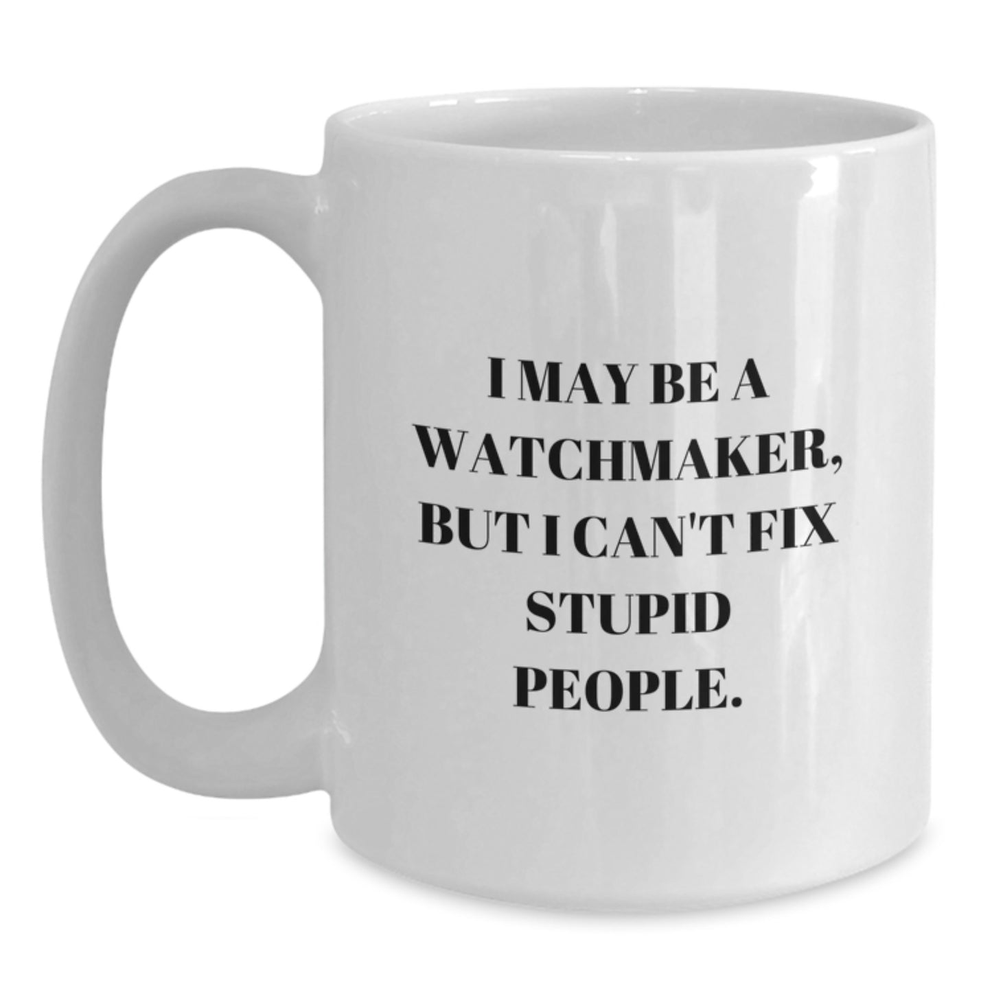 Watchmaker Keepsake Mug for Him 11oz White Birthday Gift - Main
