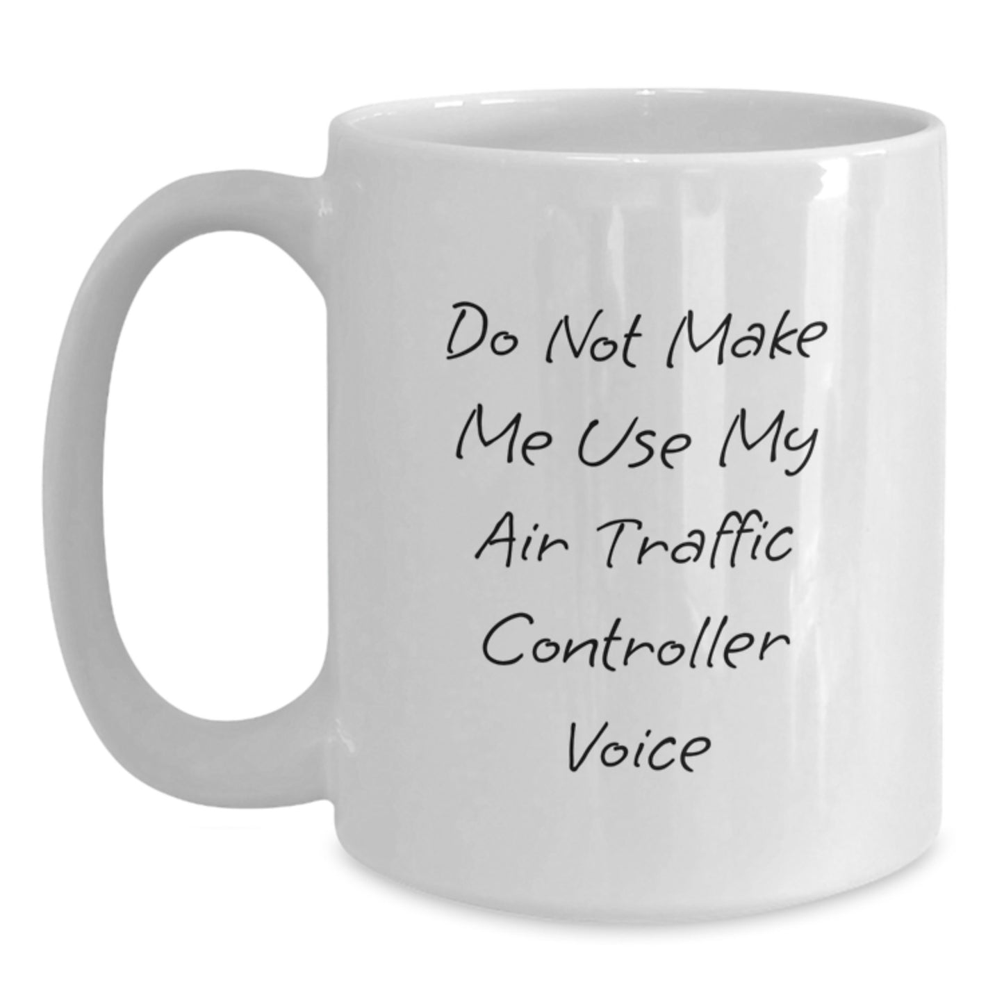 Air Traffic Controller Keepsake Mug for Him White Ceramic Birthday Gift - Main