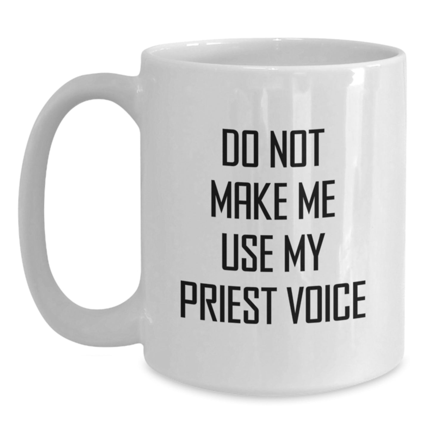 Birthday Gift for Her Priest White Mug Present Ceramic 11oz Microwave - Main