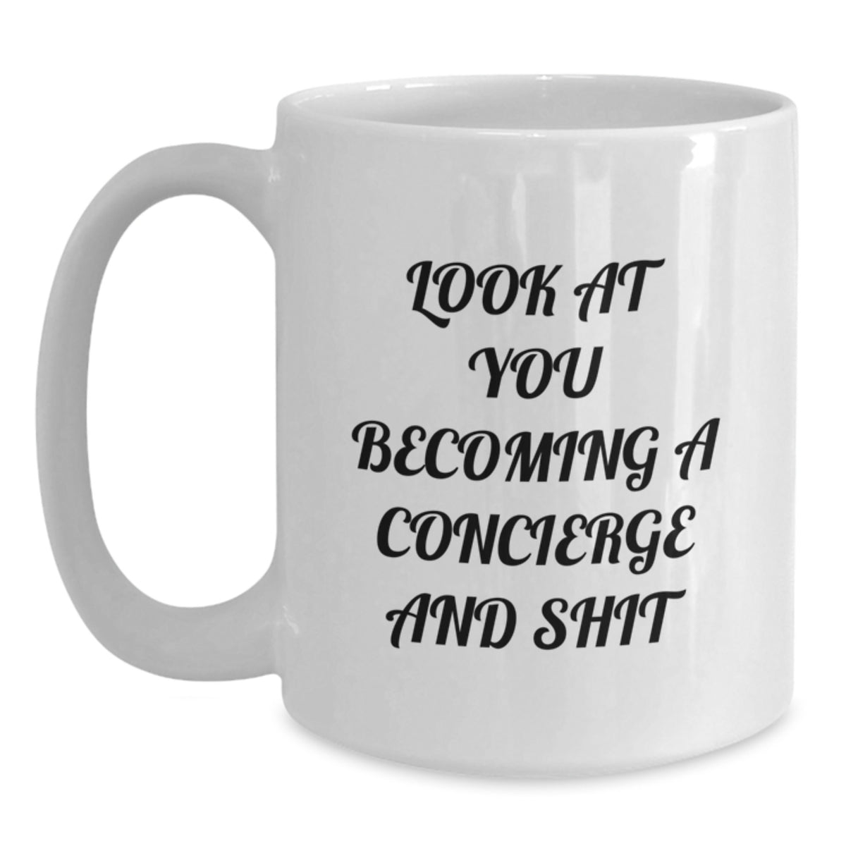 Birthday Gift Concierge Mug for Her – White Ceramic Coffee Present - Main