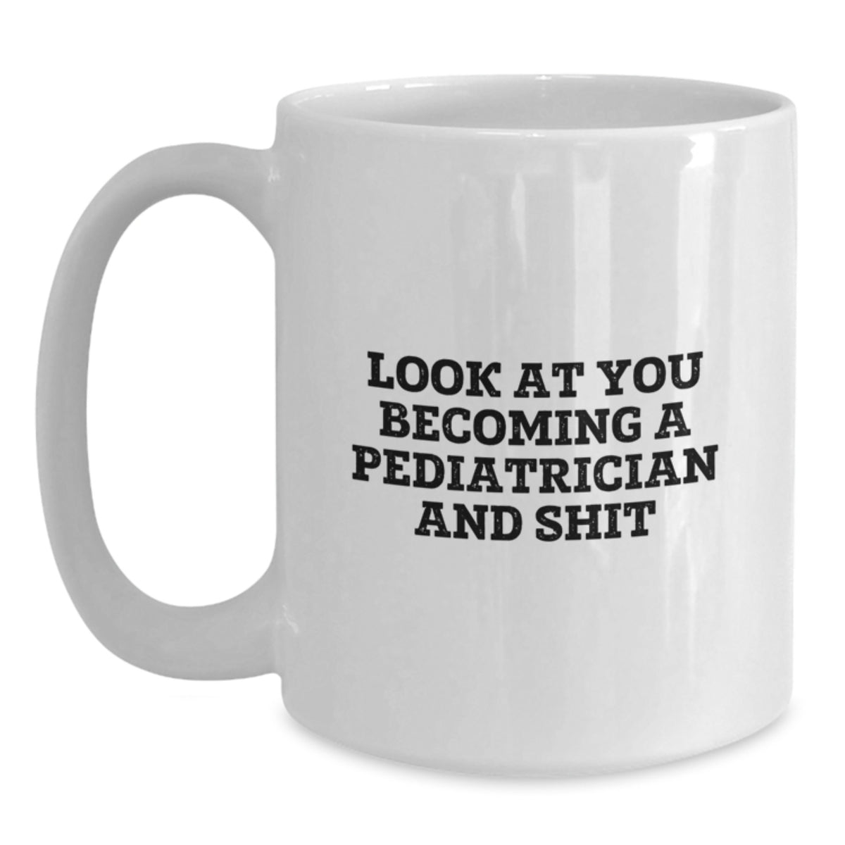 Christmas Gift for Her Pediatrician White Ceramic Coffee Mug - Main