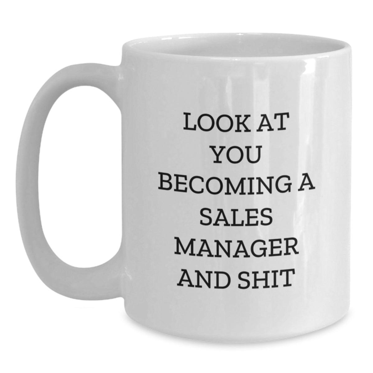 Sales Manager Gift for Him A Humorous Keepsake Mug - Look At You - Main