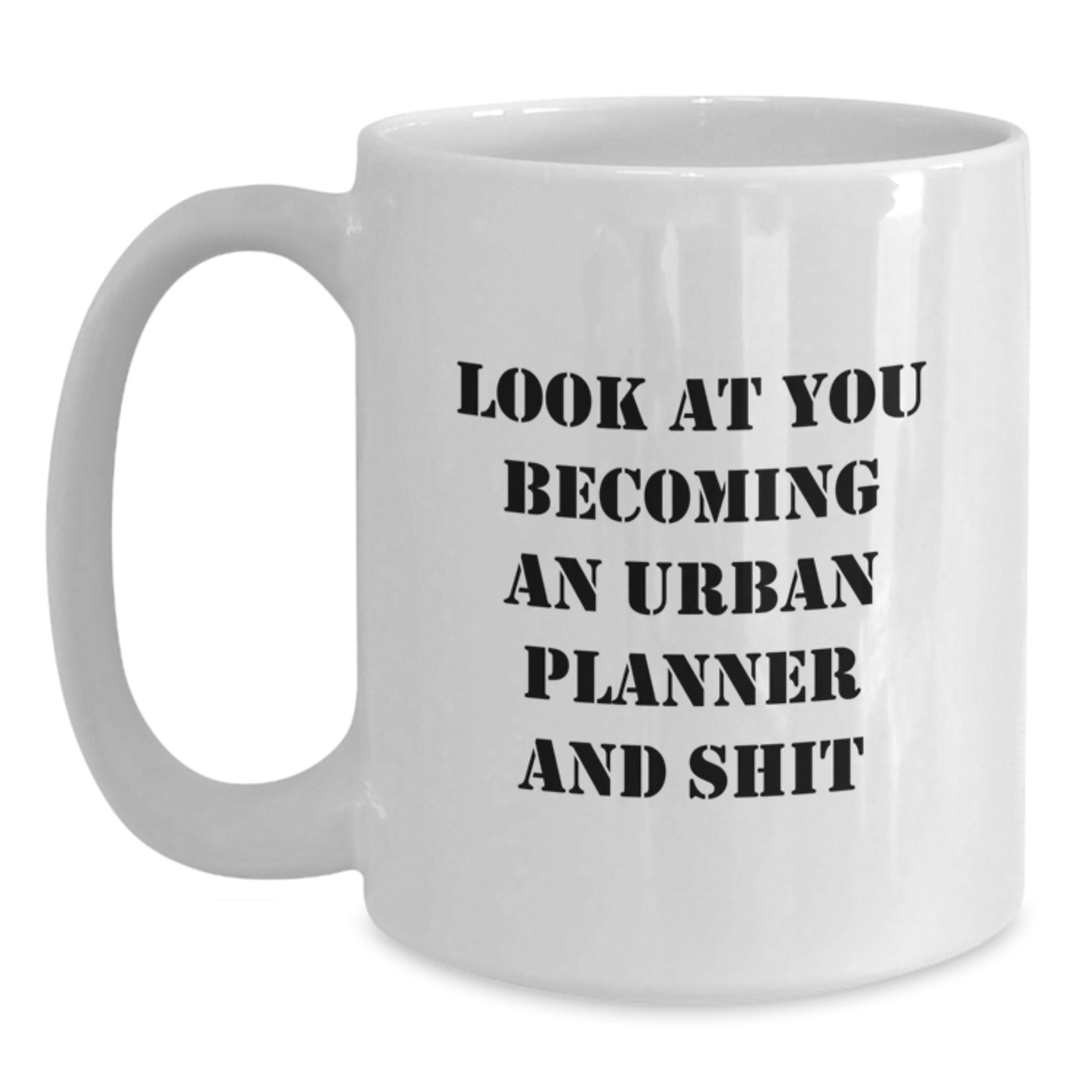 Funny Urban Planner Gifts from Mom, Unique White Coffee Mug for Women, Mother's Day Unique Gifts for Friend - Main