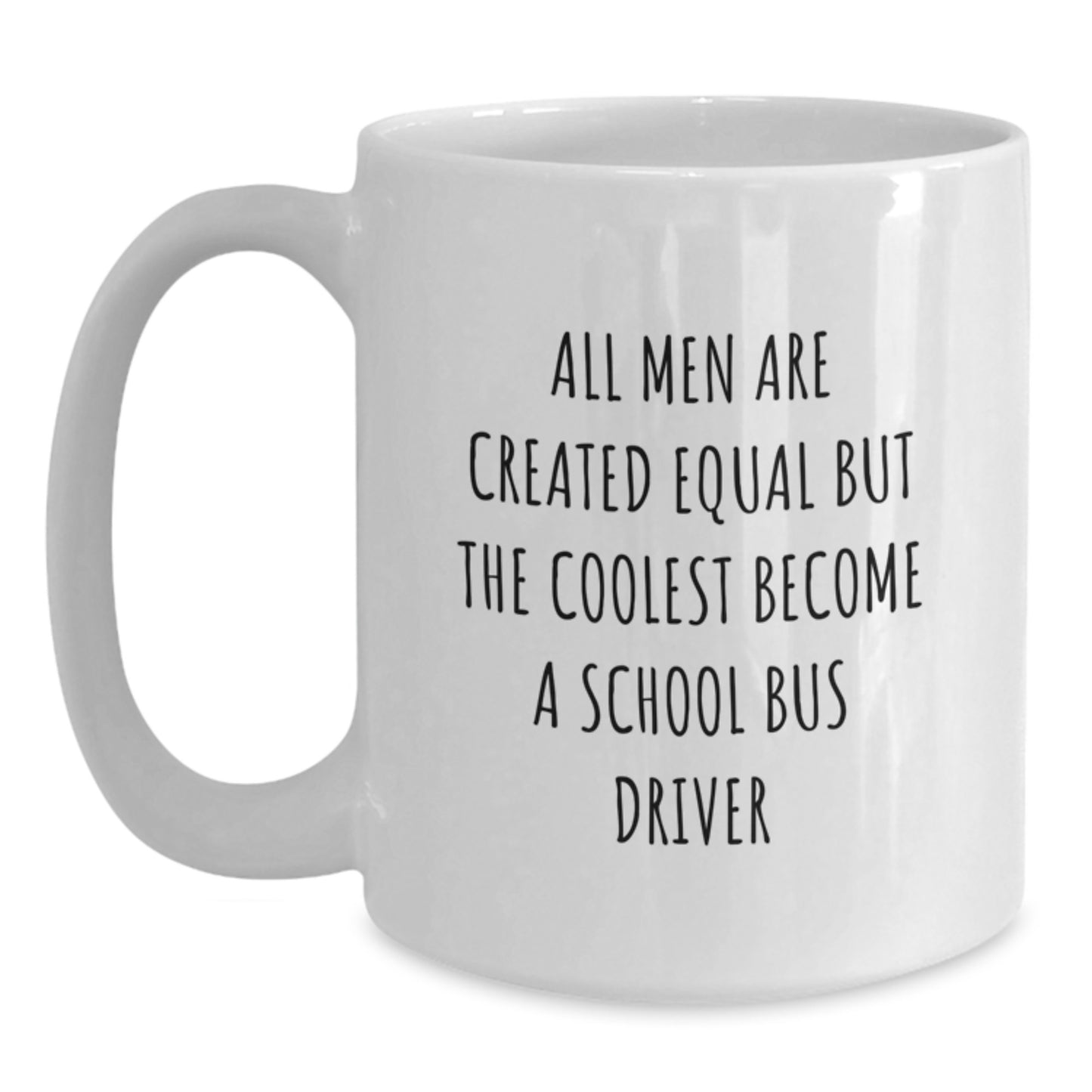 School Bus Driver White Coffee Mug Gifts from Friends for Graduation Unique - Main