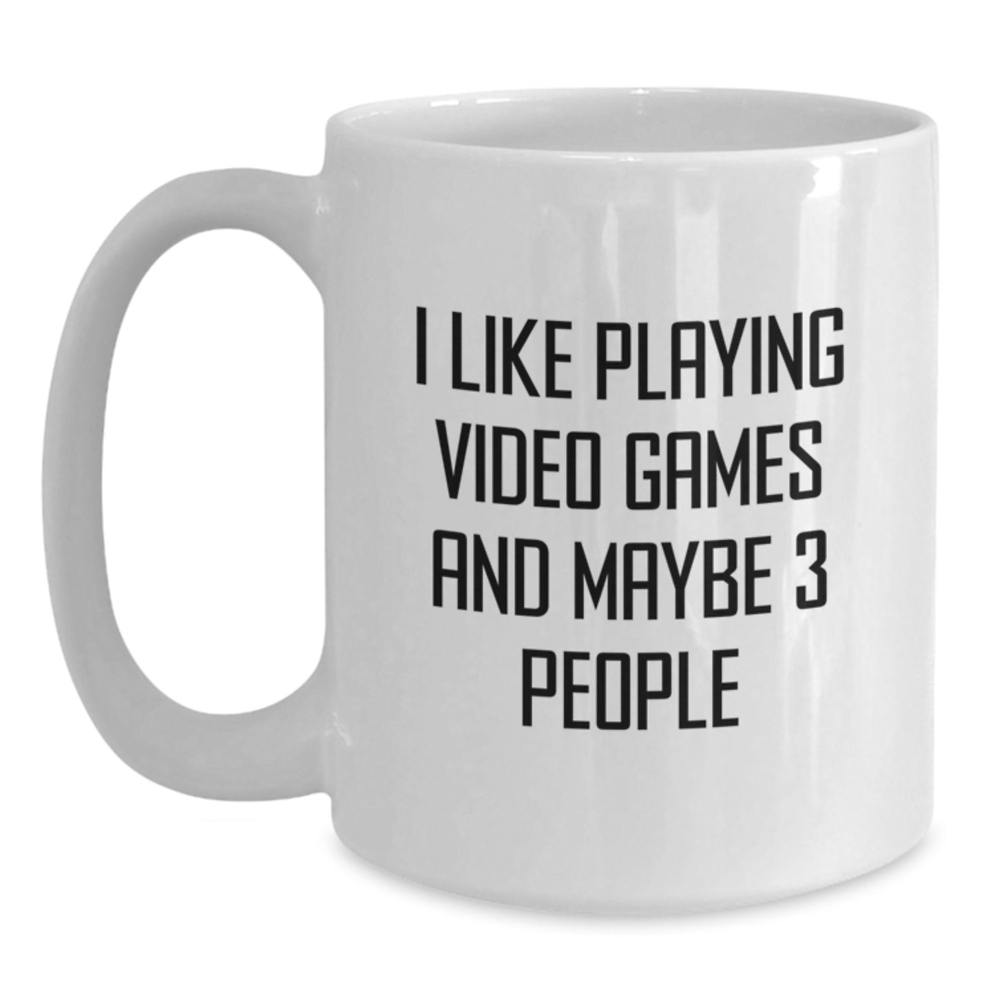 Funny Quote Playing Video Games White Coffee Mug Gifts for Husband Valentine's Unique Gifts from Men - Main
