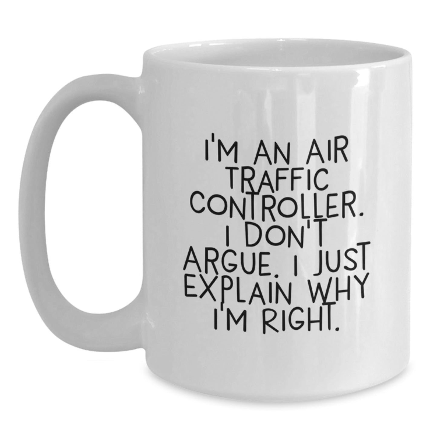 Funny Air Traffic Controller Gifts for Christmas Unique Presents from Friends to Family Members Who Love Aviation and Coffee - Main