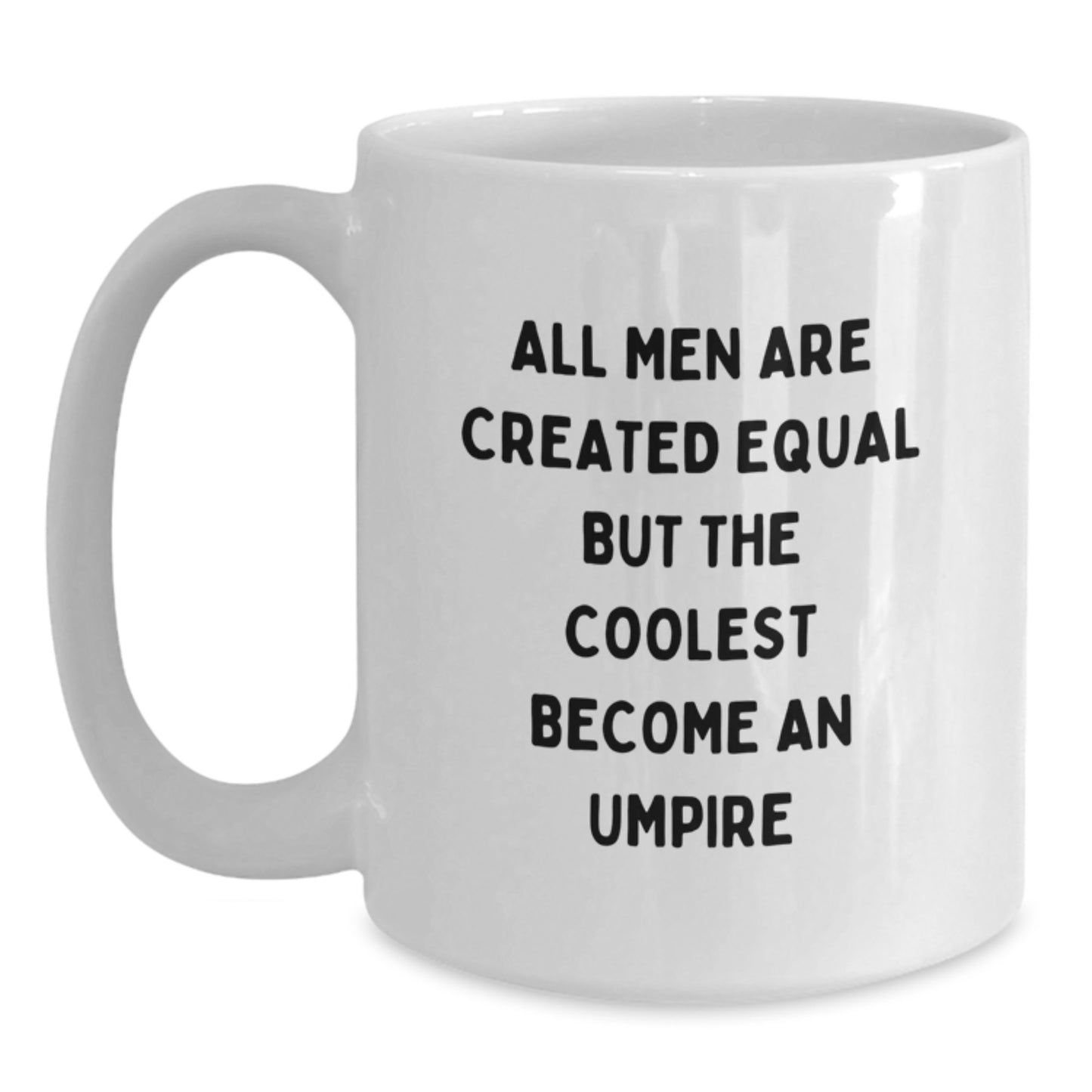 Funny Umpire Gifts for Men White Coffee Mug - Umpire Enthusiasts Christmas Unique Gifts from Friends - Main