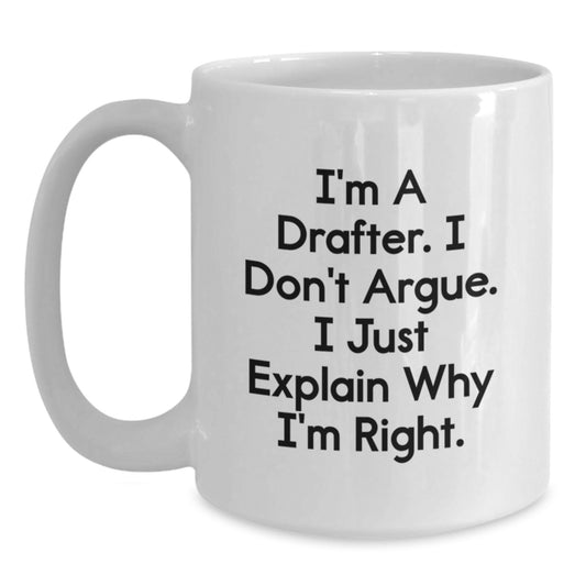 Funny Drafter Gifts from Friends to Graduation Unique Gifts for Drafter Men and Women - Main