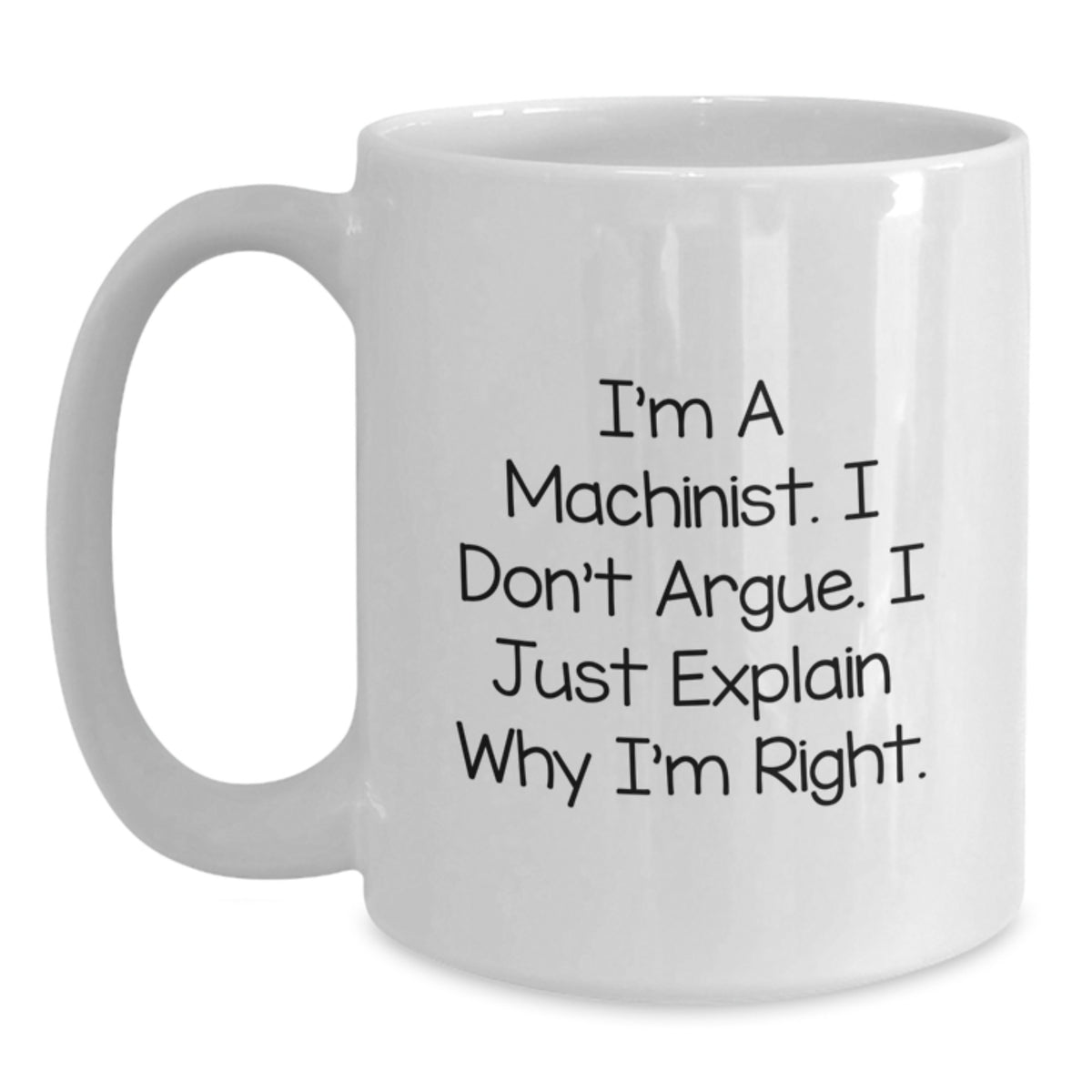 Machinist Gift for Him A Righteous Keepsake Coffee Mug - Main