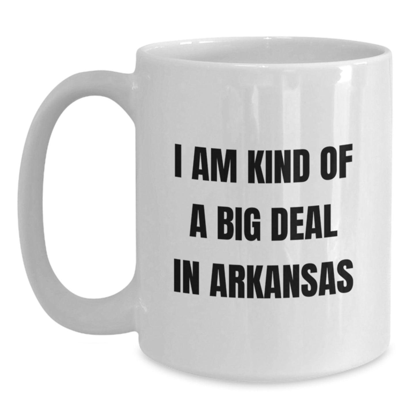 Funny Arkansas White Coffee Mug Gifts from Friends to Family for Valentine's - Main