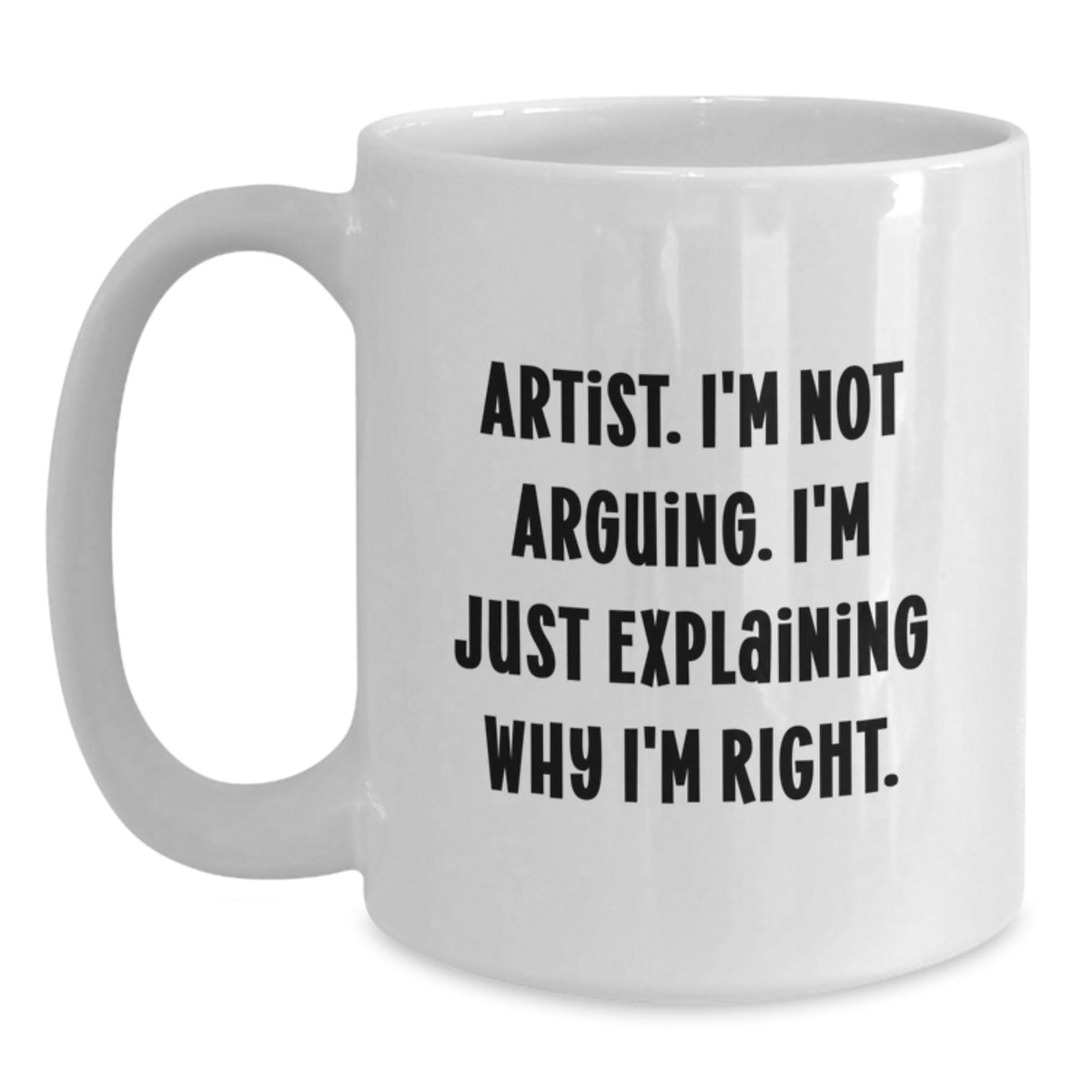 Artist Gift for Him - Witty Present for Creative Souls, Explaining Why - Main