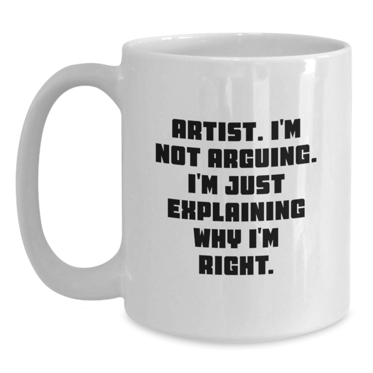 Christmas Gift for Her - Humorous Coffee Mug Present for Artistic Souls - Main