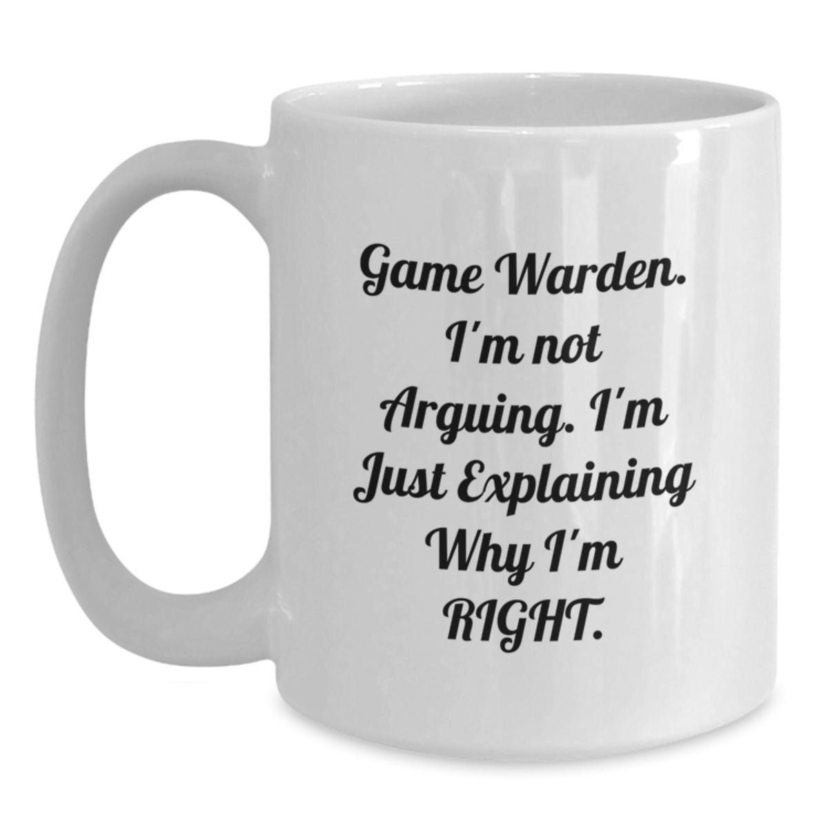 Game Warden Gift for Him - A Righteous Keepsake Mug - Main