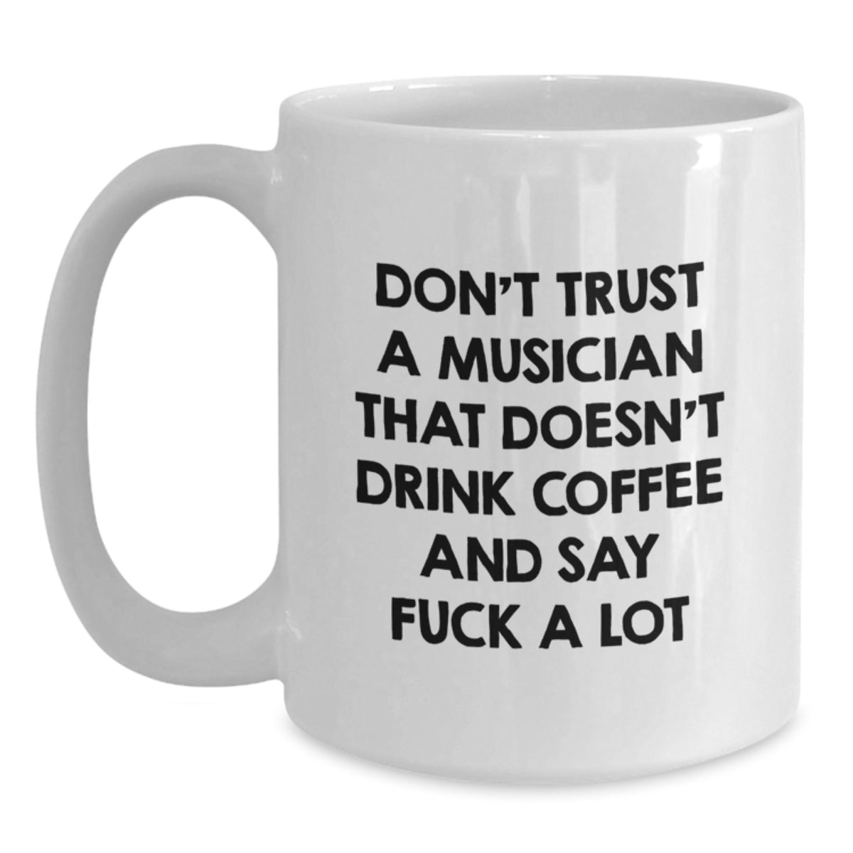 Musician Gift for Him Refreshingly Honest Coffee Mug Keepsake - Main