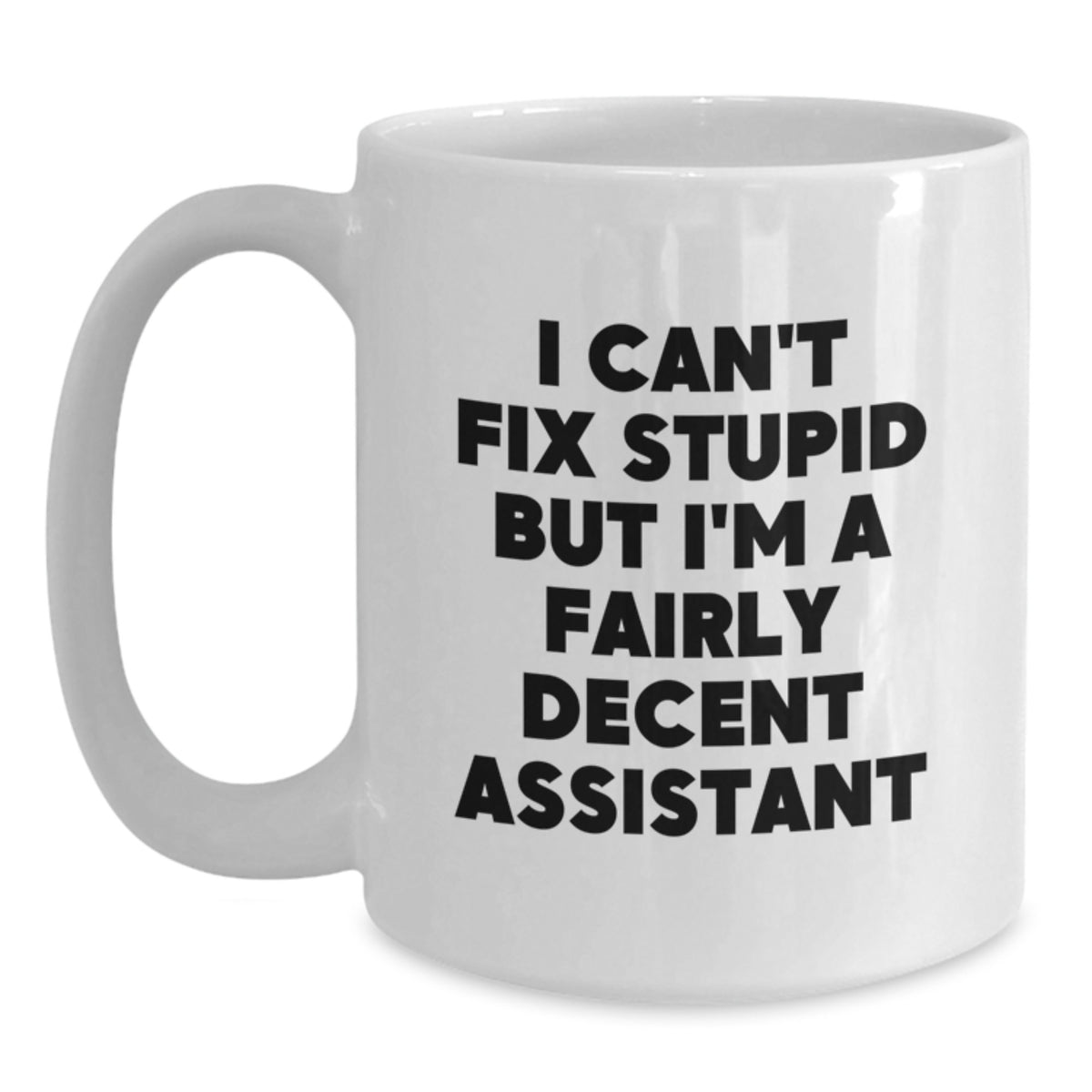 Assistant Gift for Him - I Can't Fix Stupid But I'm A Fairly Decent - Main
