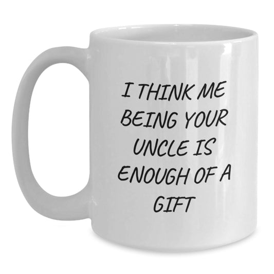 Funny Uncle Gifts, White Coffee Mugs for Uncle, Valentine's Unique Gifts from Men to Uncle - Main
