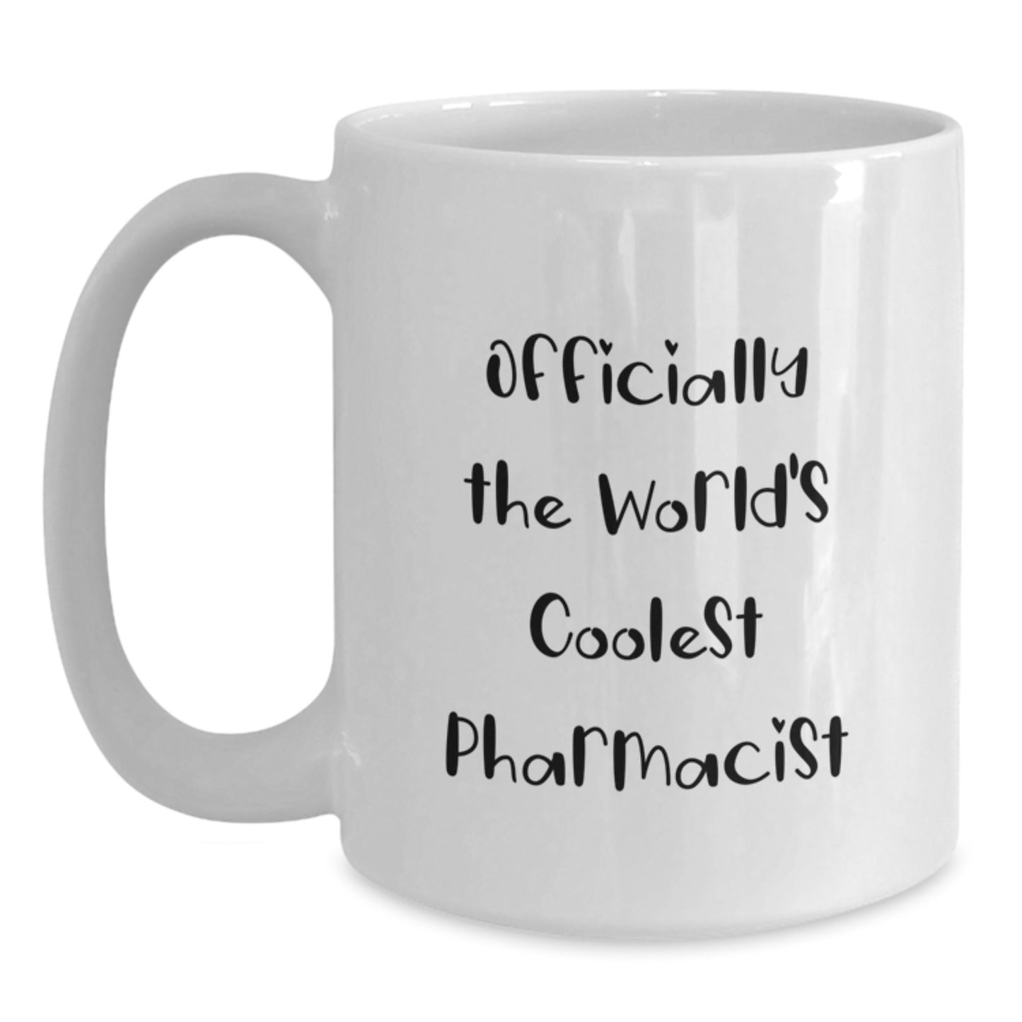 Funny Pharmacy Graduation Gifts for Pharmacist Friends from Colleagues, Unique White Coffee Mug for Pharmacist Men Women - Main