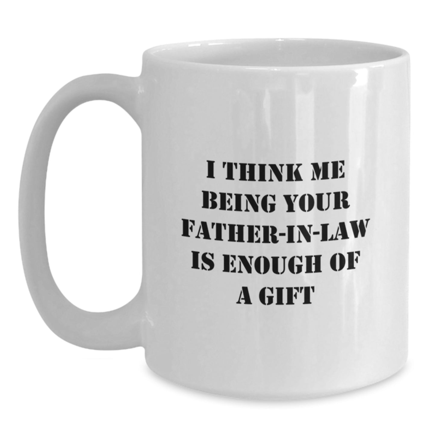 Father-in-law Keepsake White Coffee Mug Birthday Gift for Him - Main